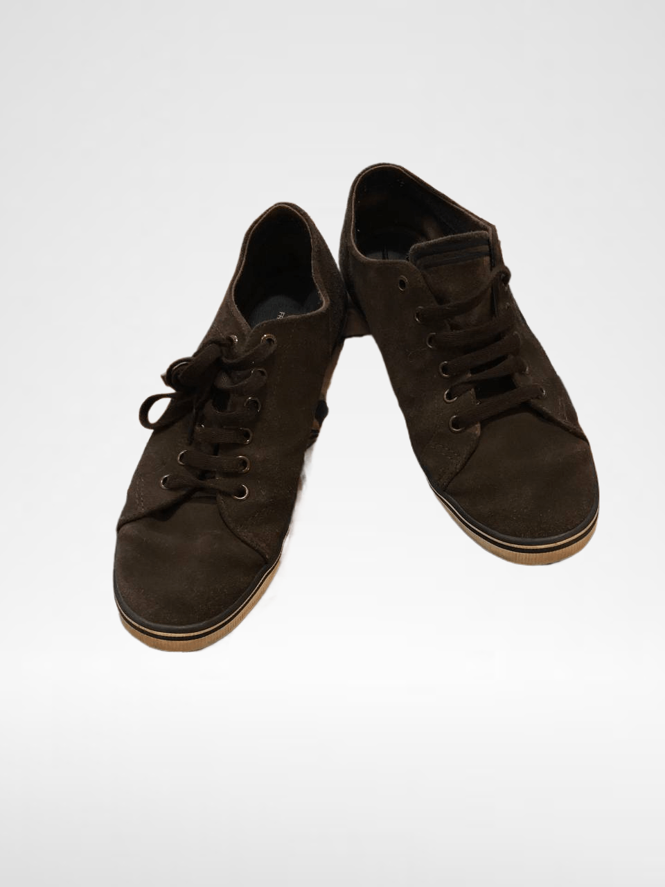 Fred Perry VINTAGE Brown Sneakears Logo Fred Perry Y2K Size US 8 / EU 41 - 1 Thumbnail