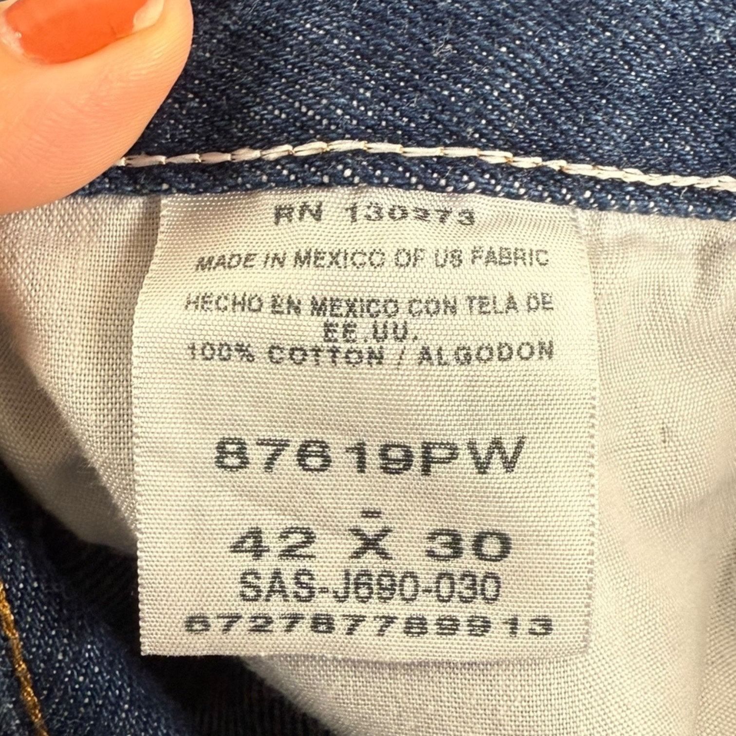 Rustler Rustler and Wrangler 2 Work Jeans Men's 42x30 Fair Condition Size US 42 / EU 58 - 6 Thumbnail