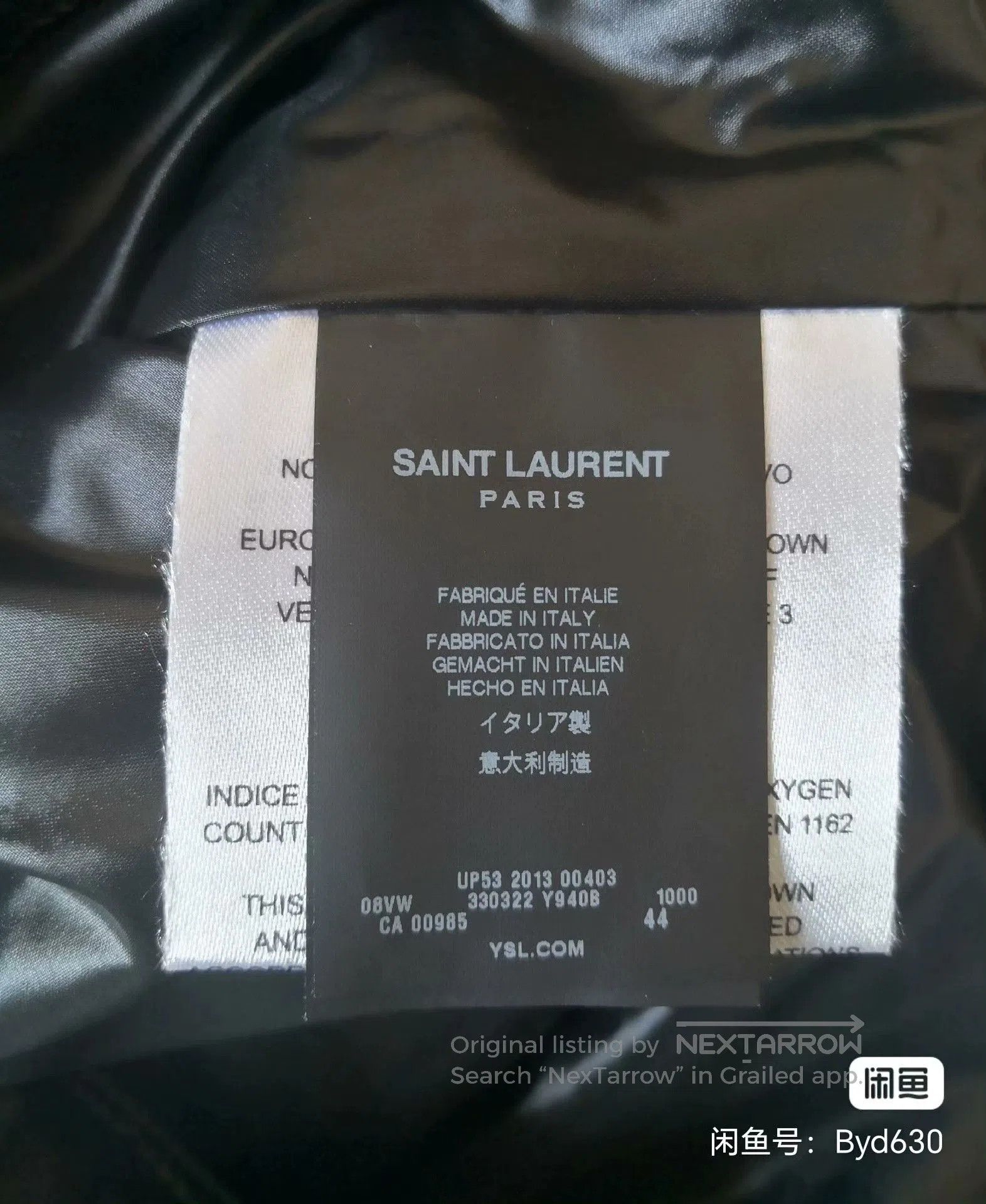 Saint Laurent Paris Saint Laurent Black Puffer Jacket. Size US S / EU 44-46 / 1 - 4 Thumbnail