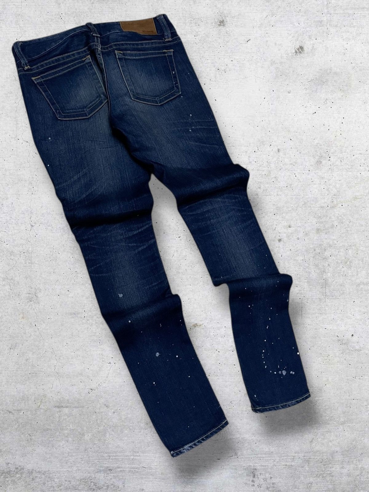 Japanese Brand VINTAGE MOUSSY JAPAN DESIGNER 90S SPLASH PUNK SKINNY DENIM Size US 29 - 9 Thumbnail