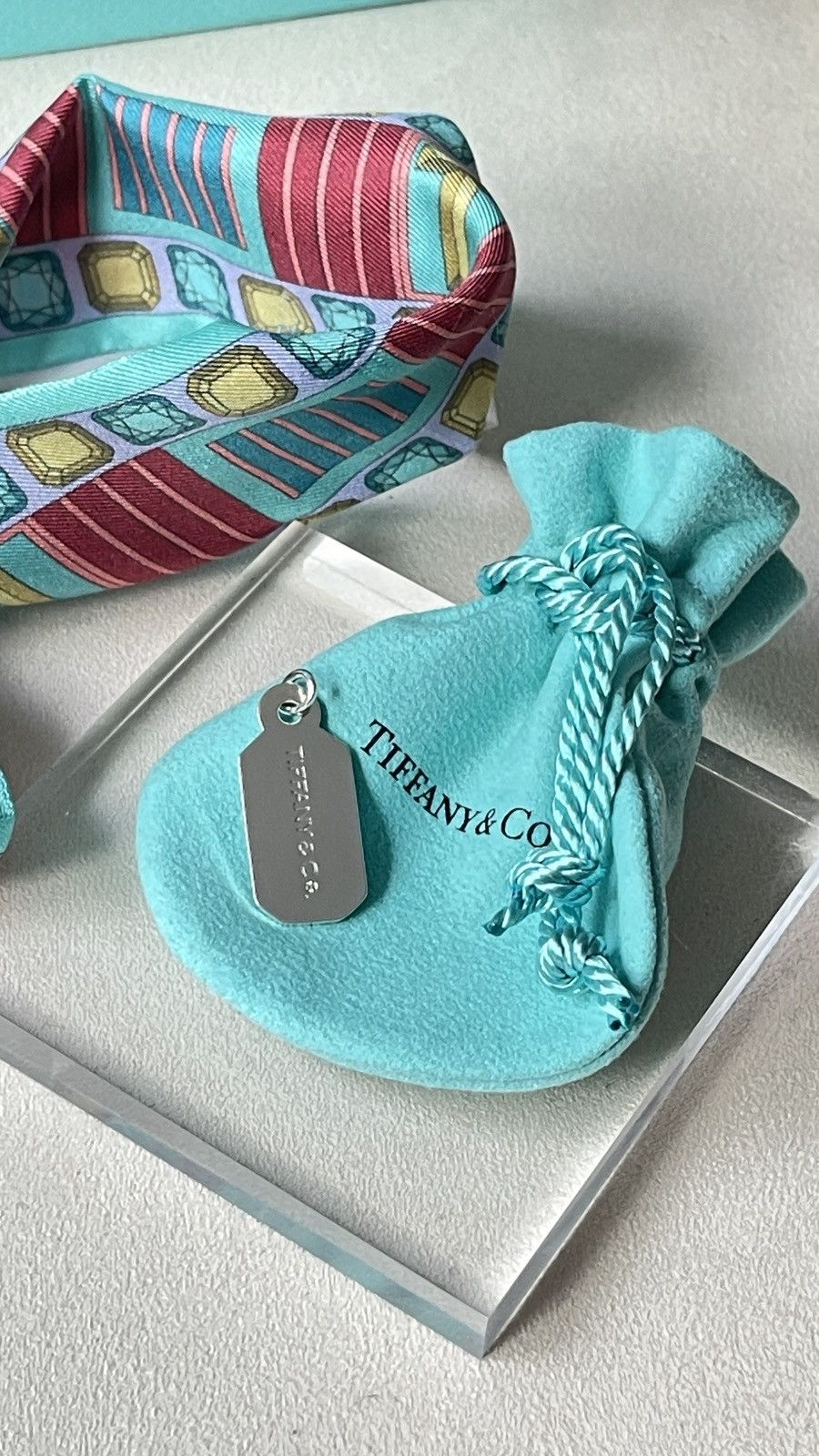 Tiffany & Co. Tiffany & Co. Dog Tag Diamond Charm in Silver NEW Size ONE SIZE - 4 Thumbnail