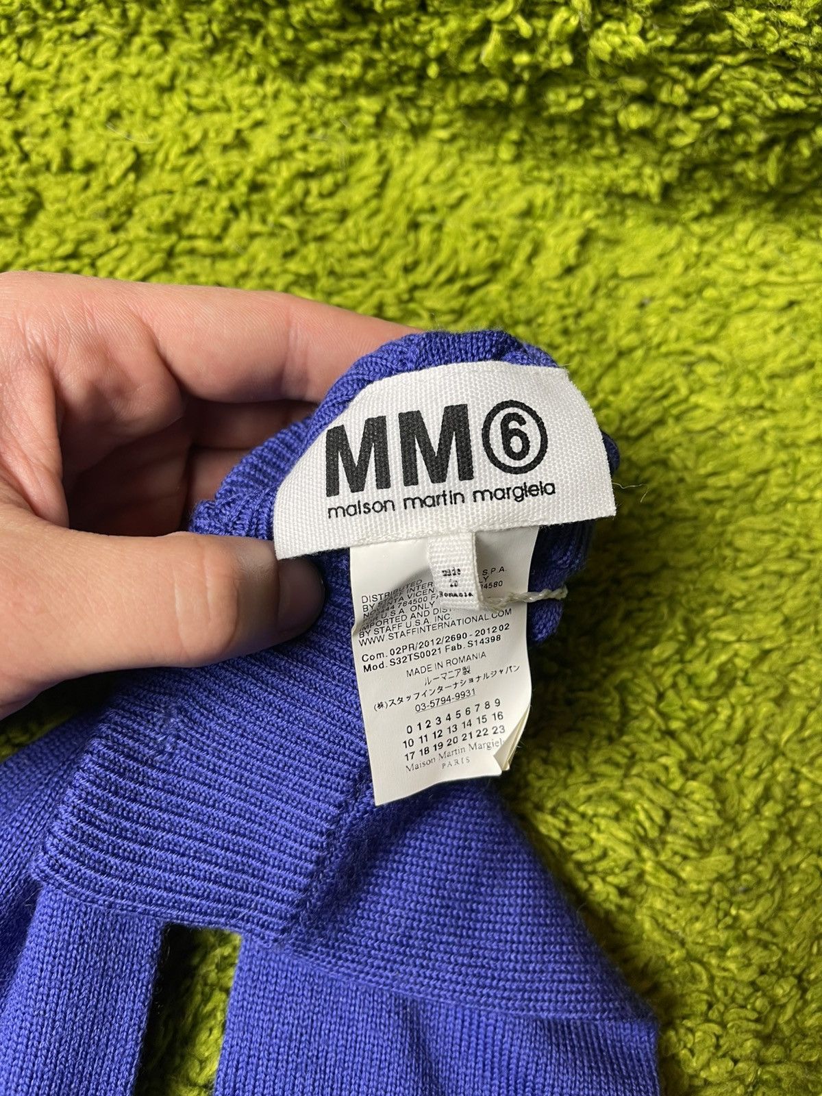 Maison Margiela Maison Martin Margiela MM6 wool knit gloves Size ONE SIZE - 7 Thumbnail