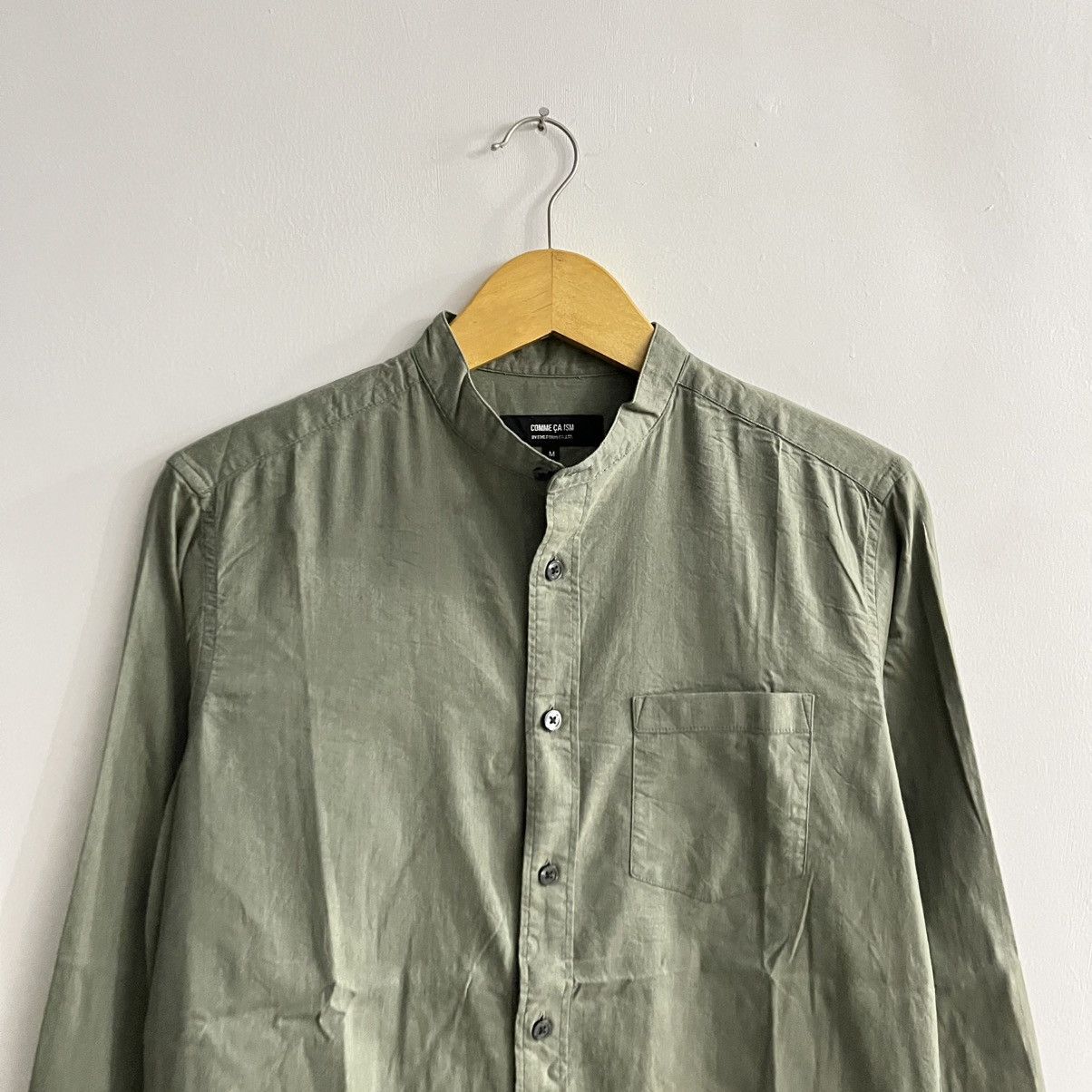 Japanese Brand Comme Ca Ism - Standcollar Button Up Shirt Size US M / EU 48-50 / 2 - 2 Thumbnail