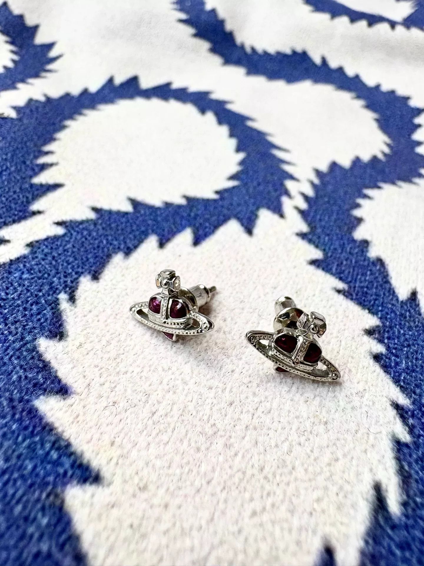 Vivienne Westwood vivienne westwood purple heart earrings Size ONE SIZE - 1 Thumbnail