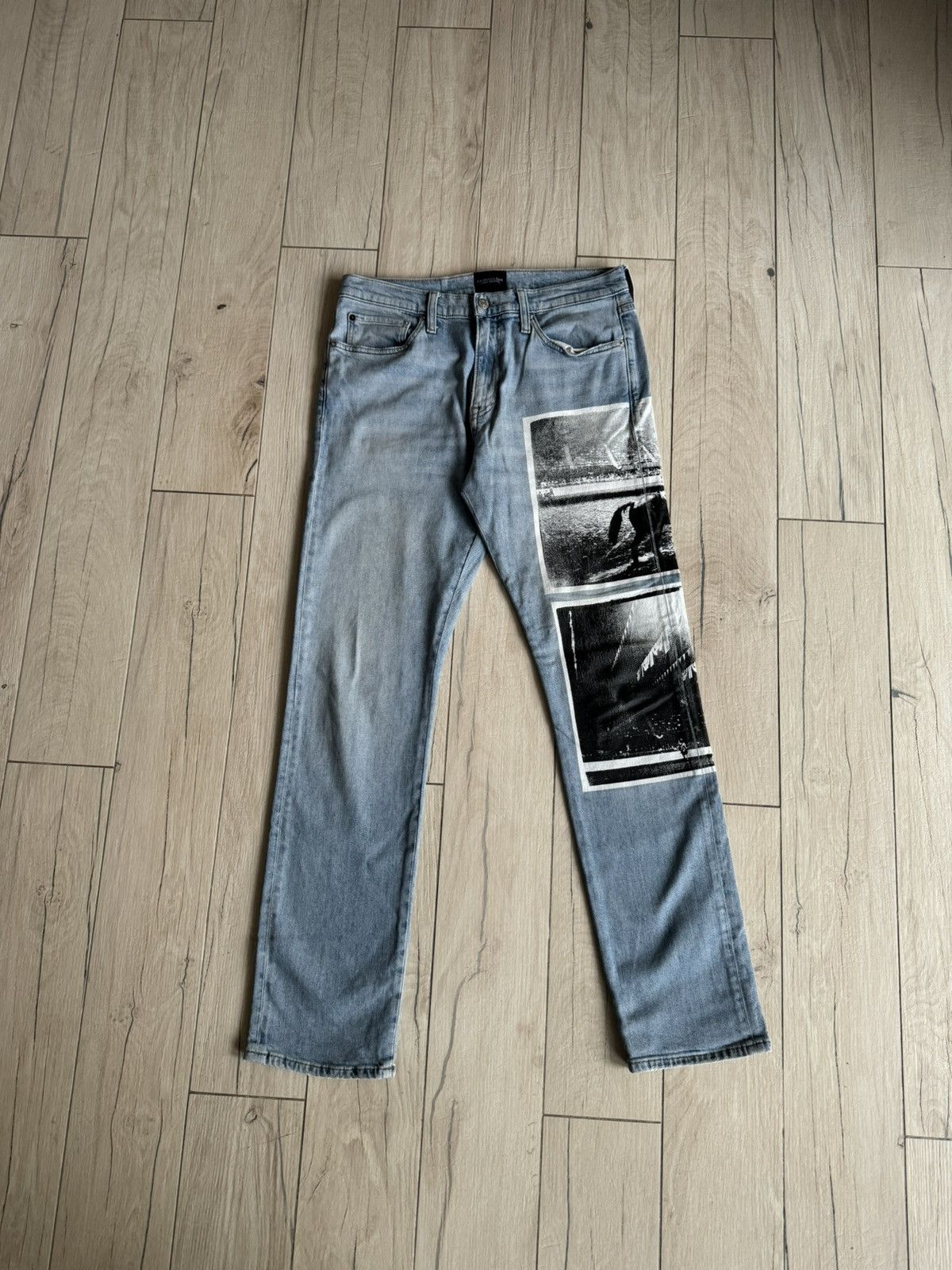 Calvin Klein 205W39NYC Calvin Klein X Andy Warhol Horseprint Denim Pants Size US 34 / EU 50 - 1 Thumbnail