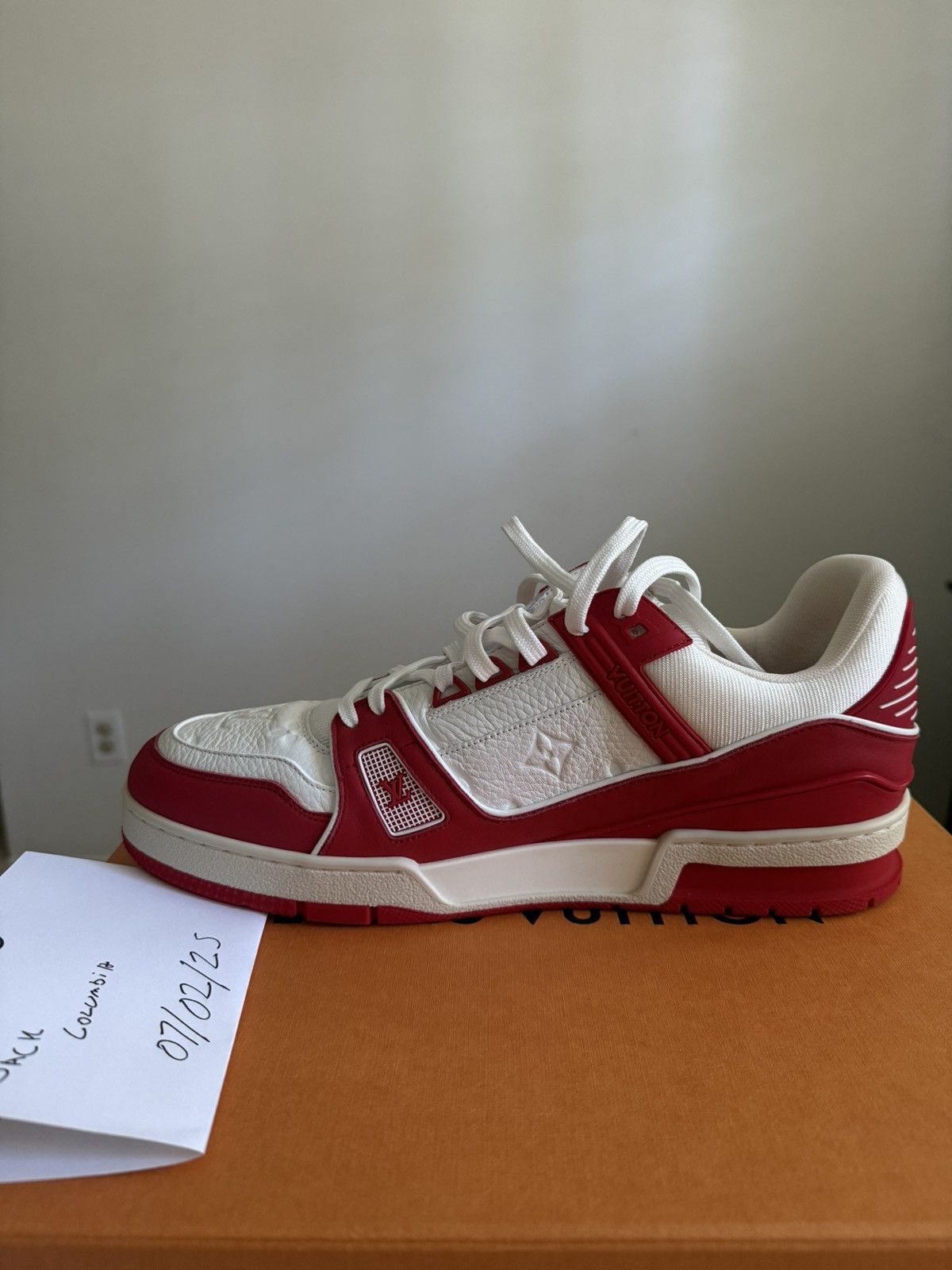 Louis Vuitton Louis Vuitton Trainer (Red) Size US 9.5 / EU 42-43 - 7 Thumbnail