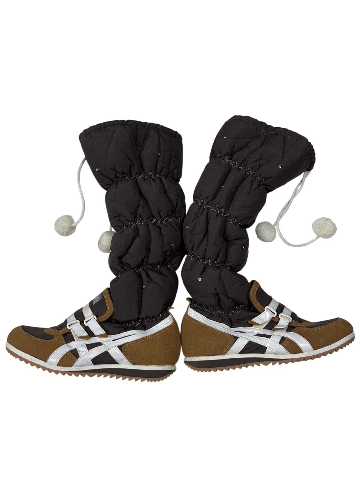 Onitsuka Tiger Vintage y2k Onitsuka Tiger Snow Faux Fur High Snow Boots Size US 6 / IT 36 - 8 Thumbnail