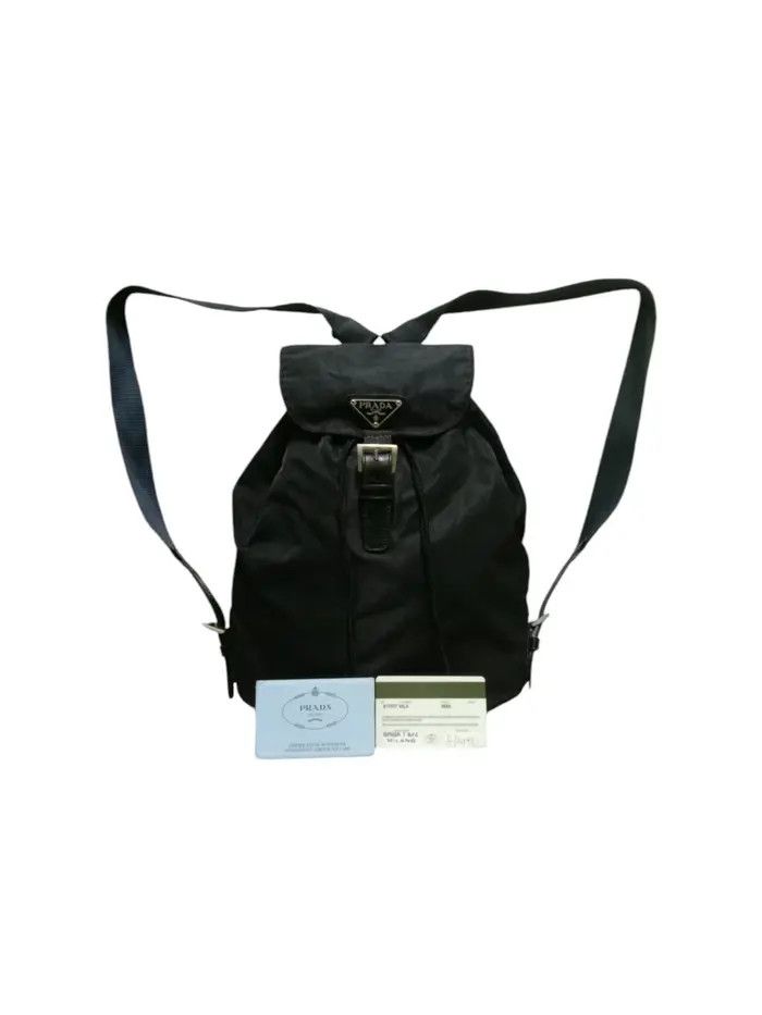 Prada Authentic Prada Nylon Backpack Like New Size ONE SIZE - 1 Thumbnail