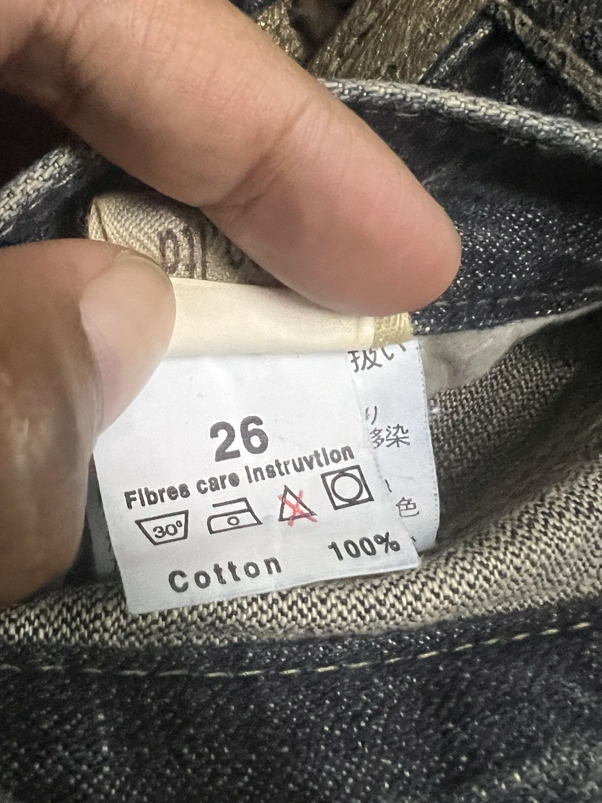 Japanese Brand D.I.A 🇯🇵 Painted Distressed Flare Denim Size 31" - 17 Thumbnail
