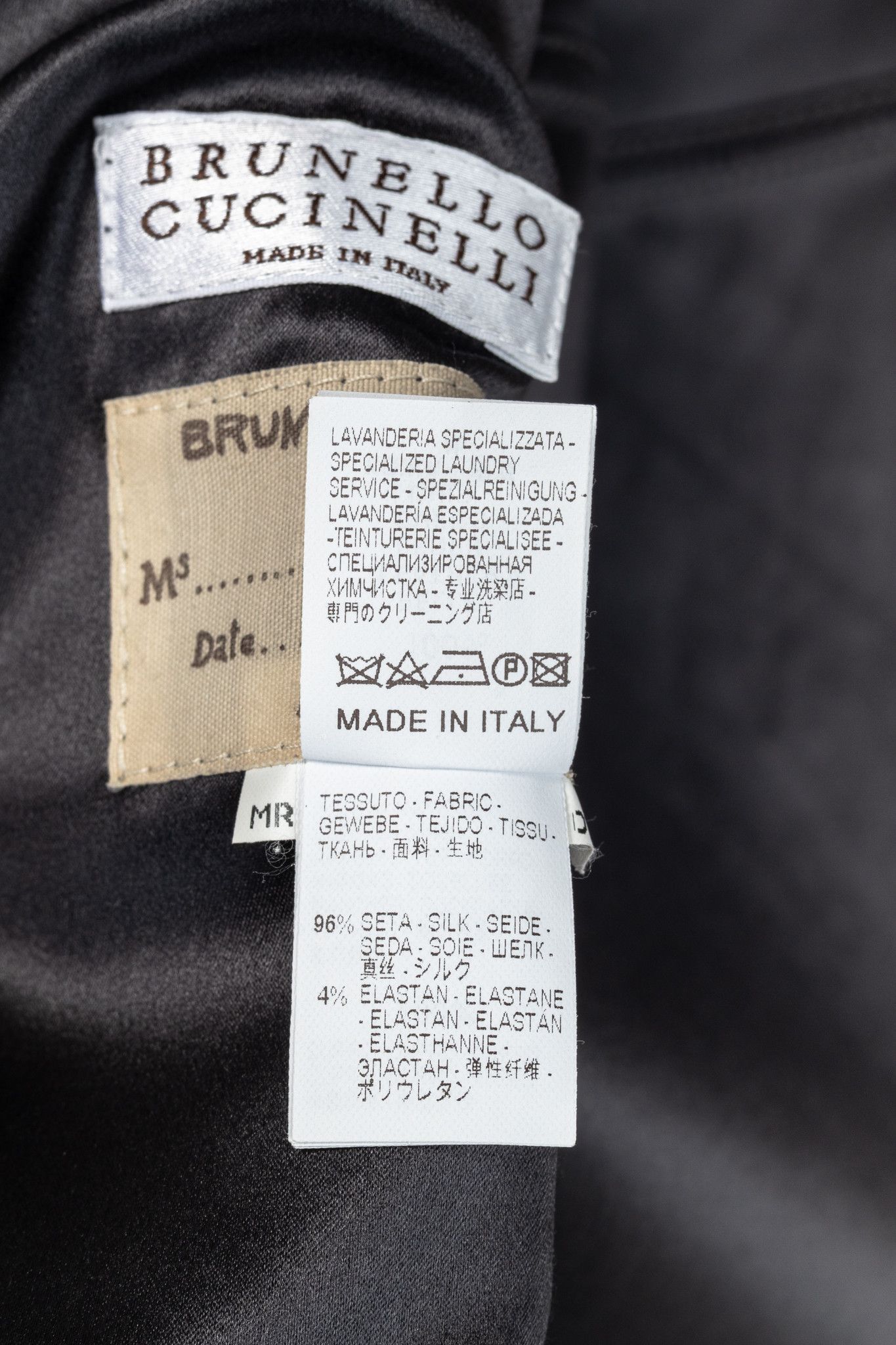 Brunello Cucinelli Brunello Cucinelli Taupe Suede Monili-Neck Jacket Size M / US 6-8 / IT 42-44 - 10 Thumbnail