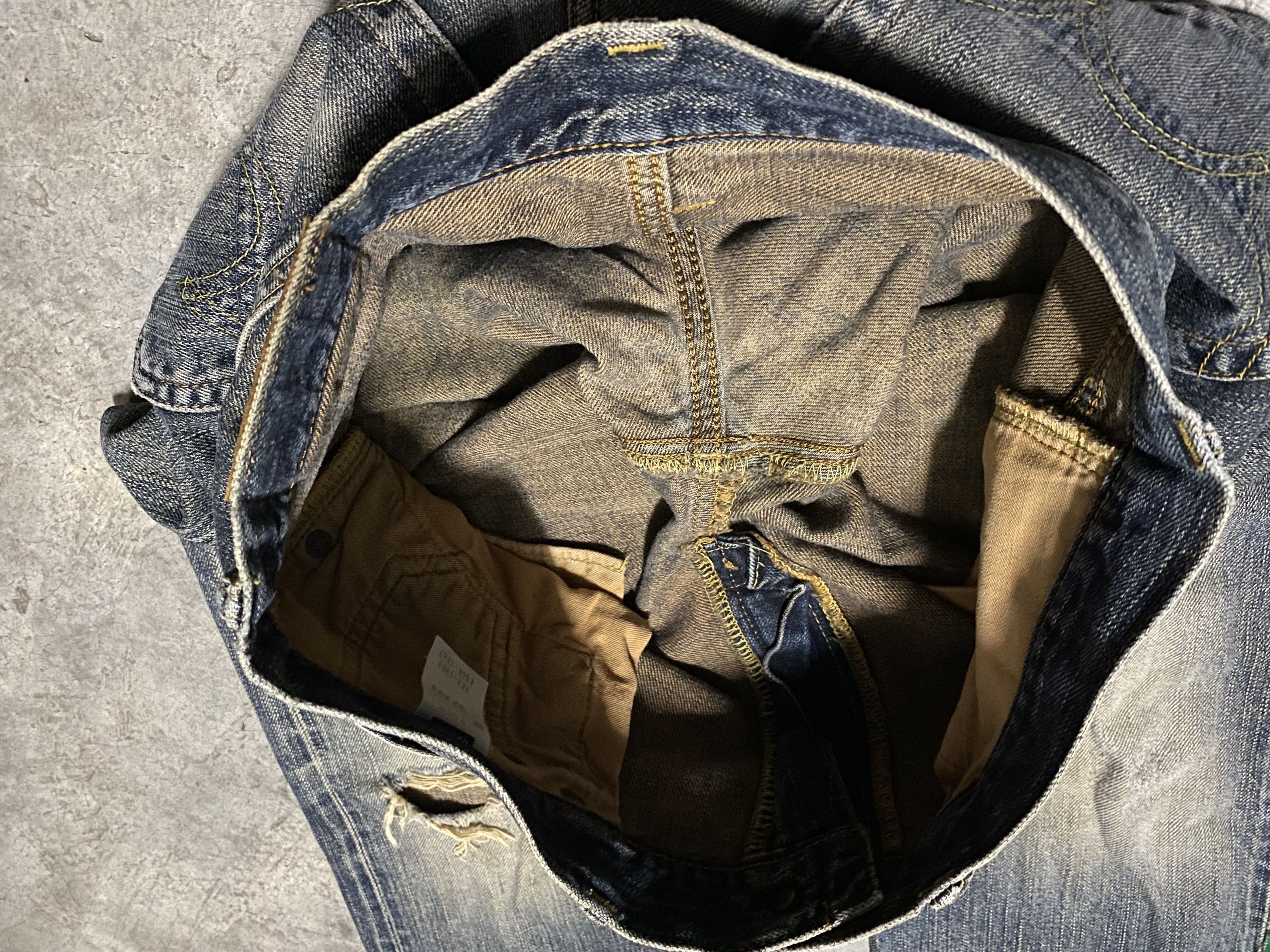 Edwin Vintage Edwin 505zx Mud Wash Selvedge Distressed Jeans Size US 32 / EU 48 - 14 Thumbnail