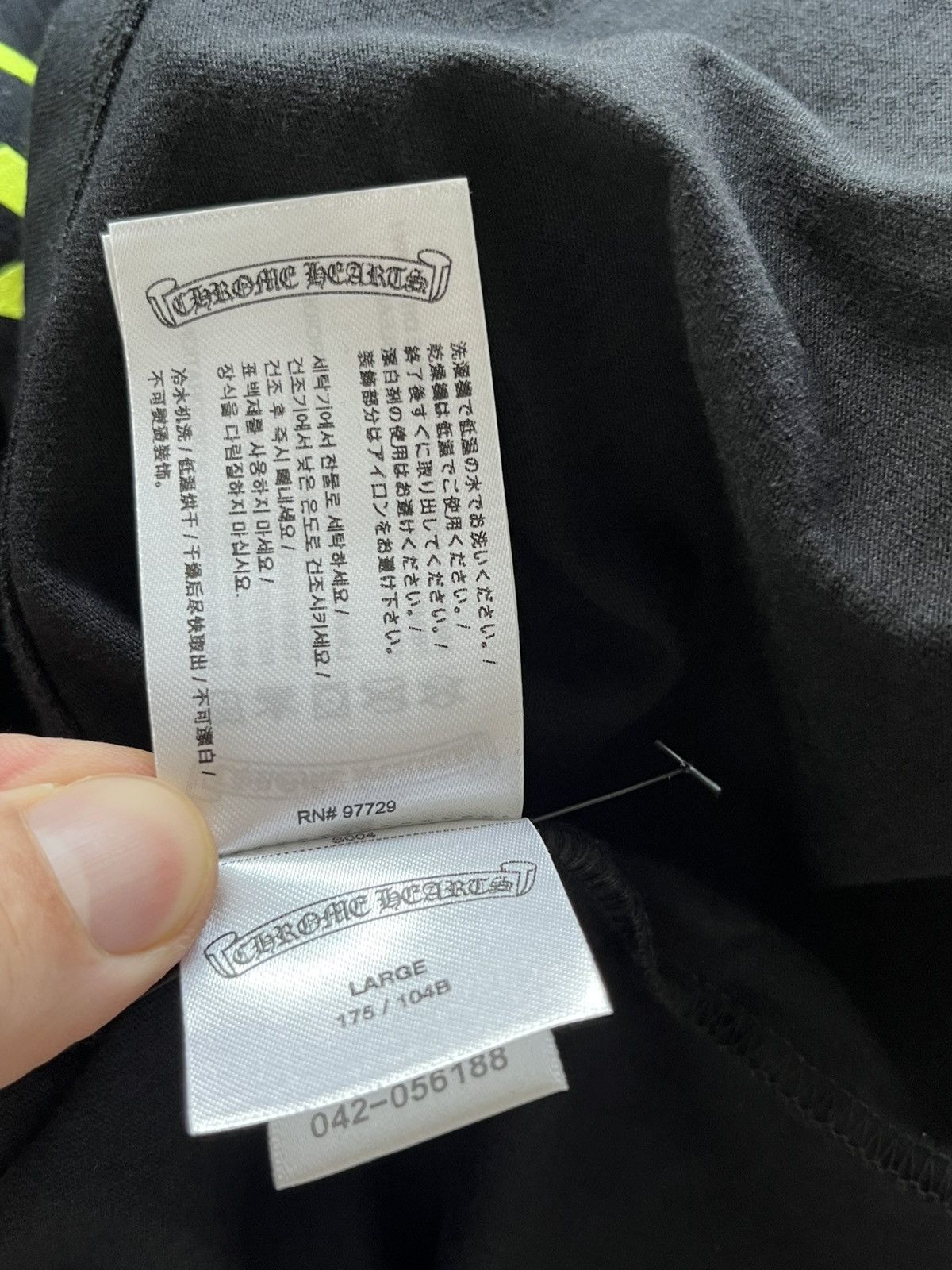 Chrome Hearts Limited Edition Chrome Hearts Logo Tee T-Shirt Brand New Size US L / EU 52-54 / 3 - 7 Thumbnail