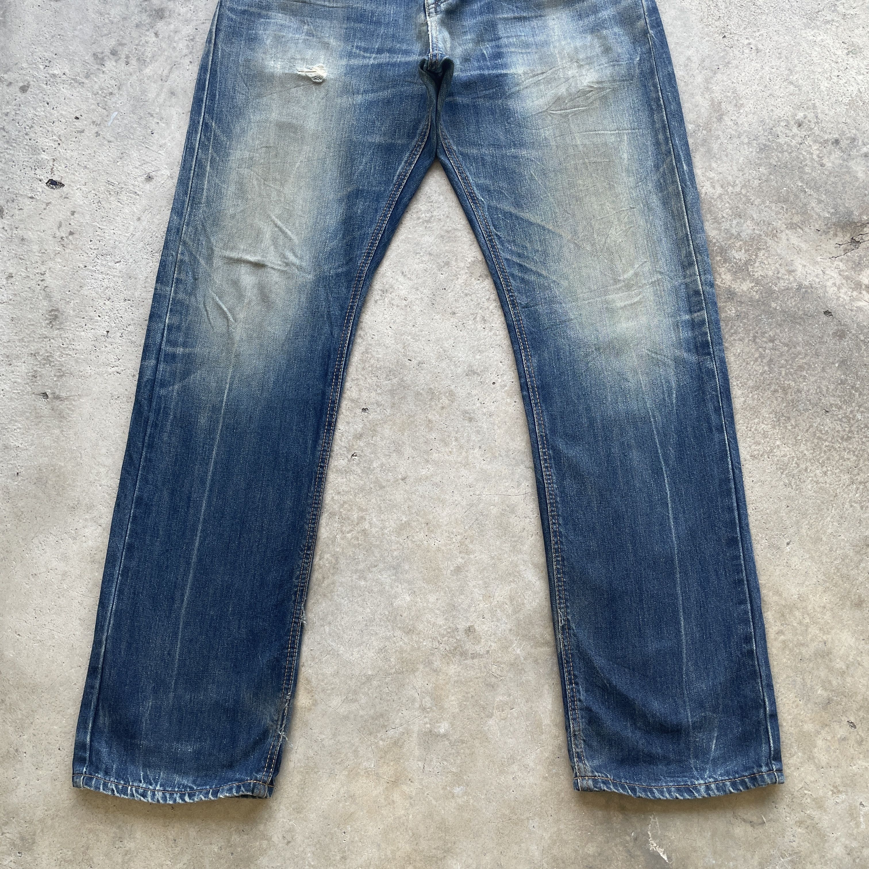 Edwin Vintage Edwin XV Distressed Rusty Jeans Faded Denim Pants Size US 32 / EU 48 - 4 Thumbnail