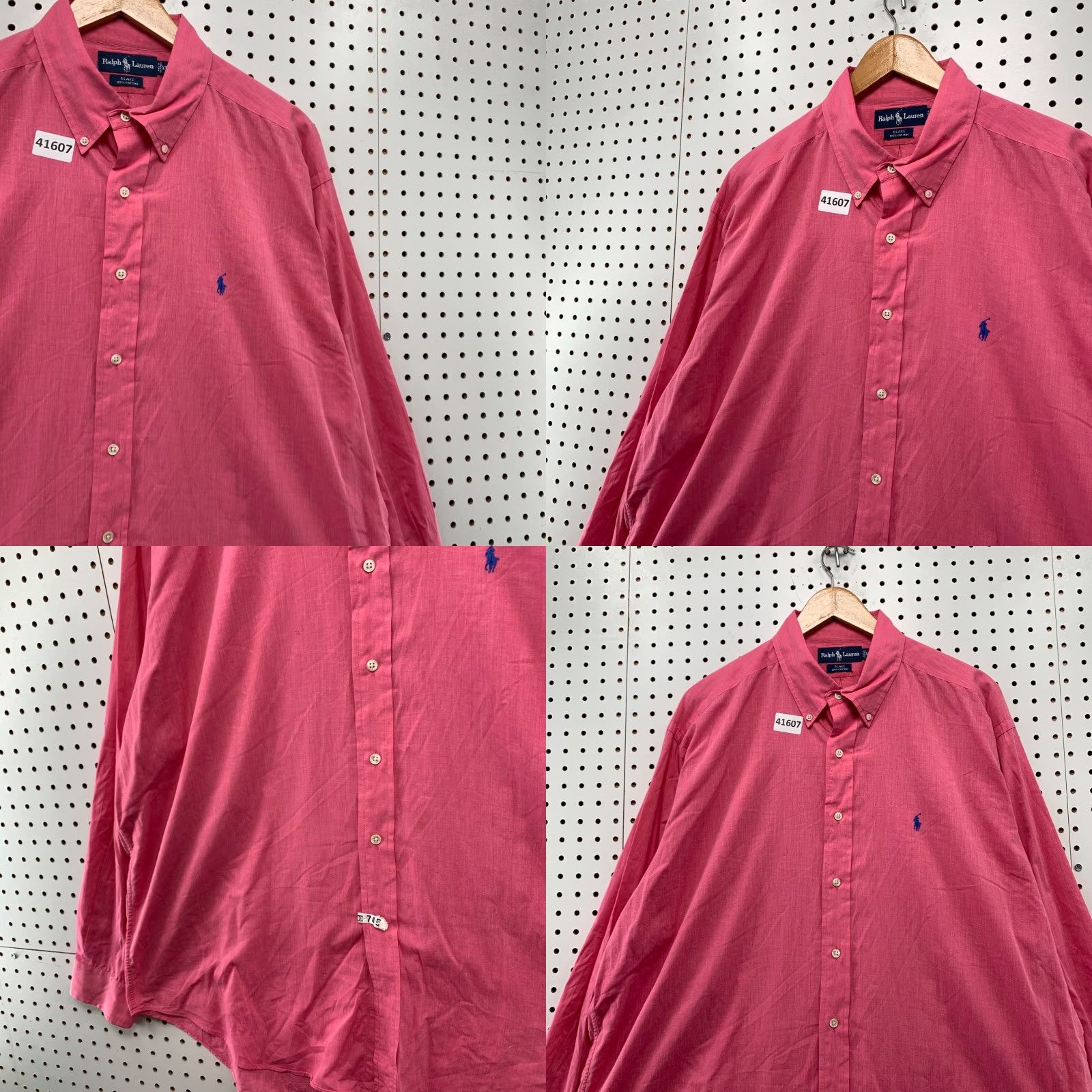 Ralph Lauren Ralph Lauren Button-Down Shirt Mens XL Pink Long Sleeve Lightweight Preppy 27x34 Clothing Shirt Mens XL Pink Classic 90s Style Size US XL / EU 56 / 4 - 8 Thumbnail