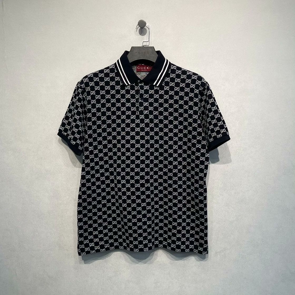 Gucci Gucci GG Monogram Polo Shirt M Size US M / EU 48-50 / 2 - 1 Thumbnail