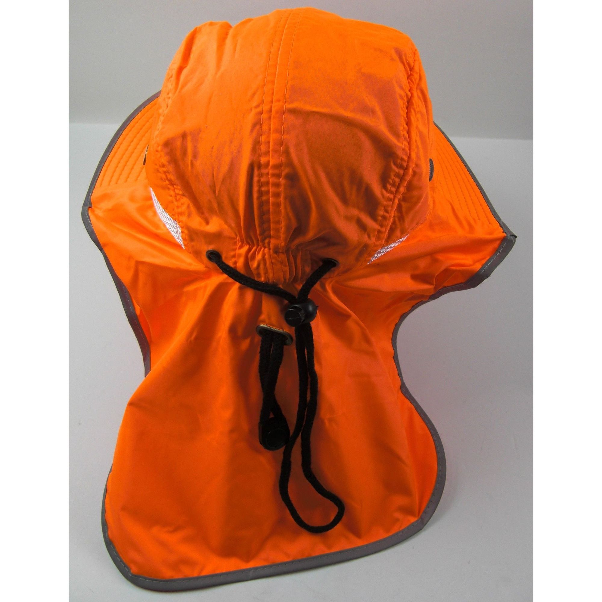 Other Hat High Visibility Reflective Work Safety Sun Hat Orange Wi Size ONE SIZE - 2 Thumbnail