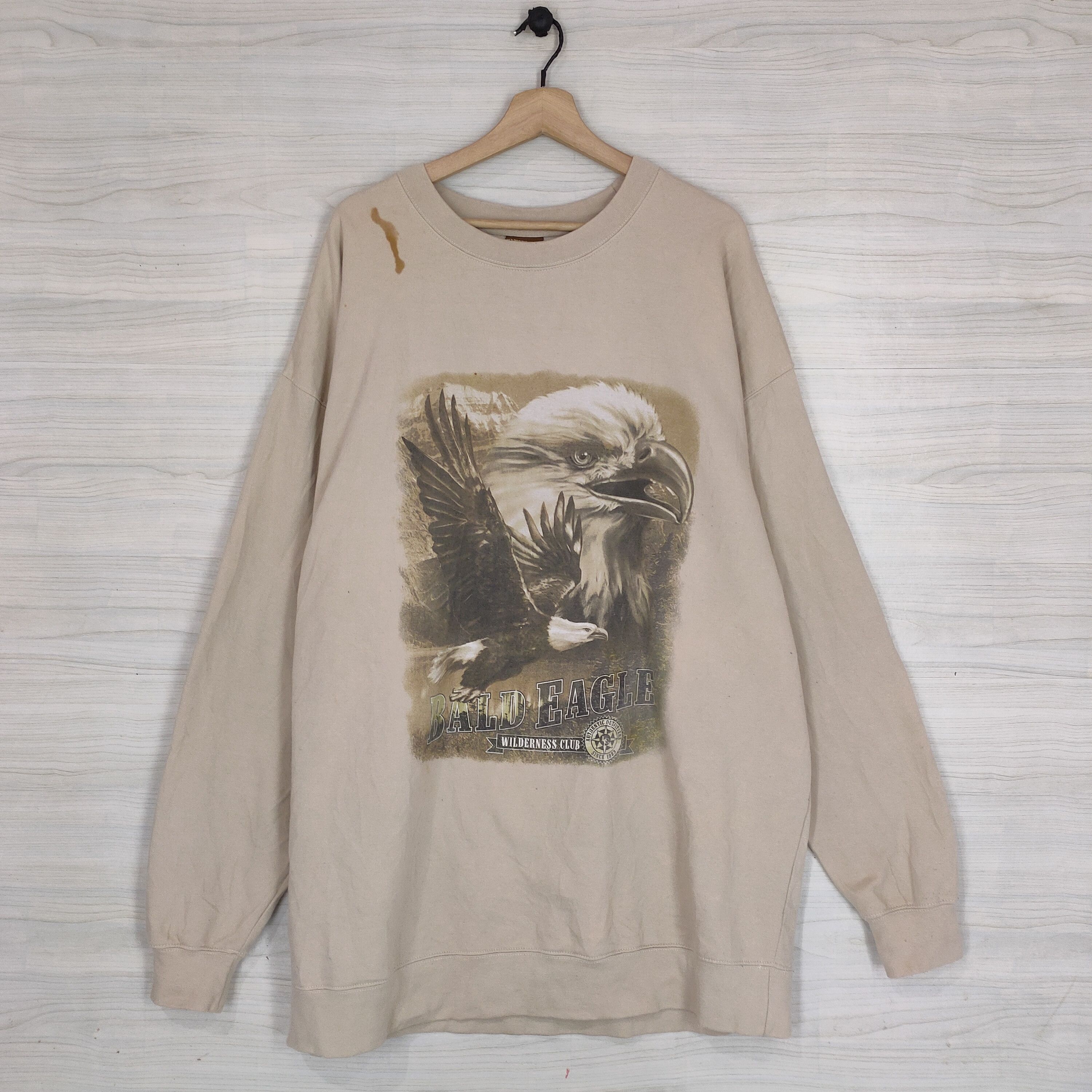 Vtg American Outdoors Bald Eagle Crewneck 3XL