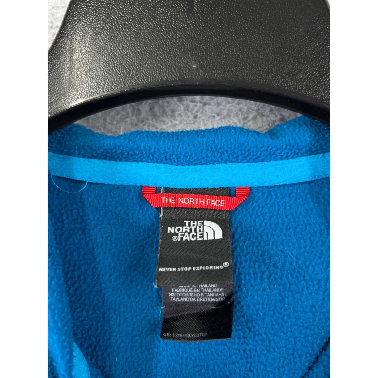 The North Face The North Face Jacket Women Small Blue Zip Hooded Polartec Warm Outdoor Fleece Size S / US 4 / IT 40 - 3 Thumbnail