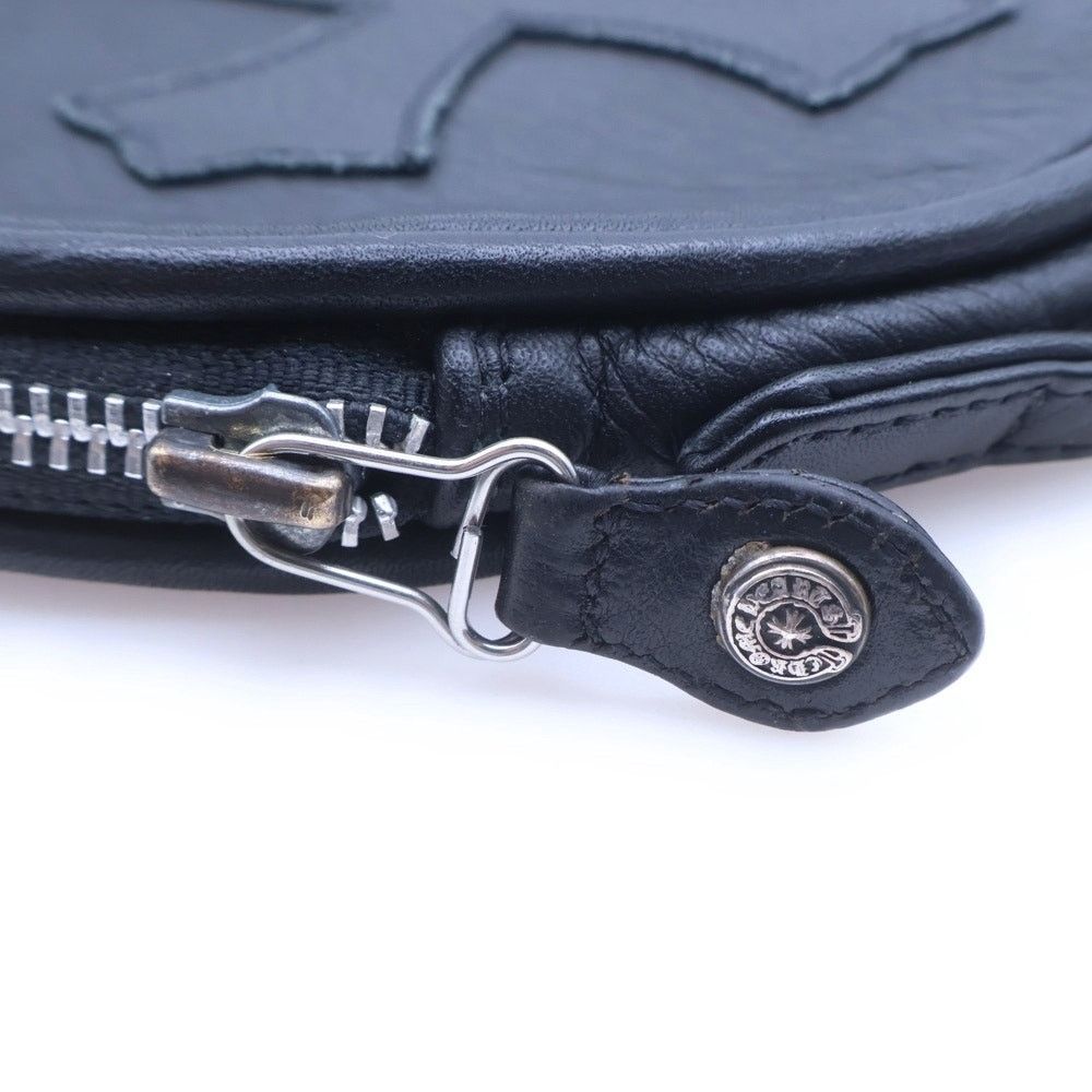 Chrome Hearts CHROME HEARTS Black Leather Handbag with Patch Size ONE SIZE - 5 Thumbnail