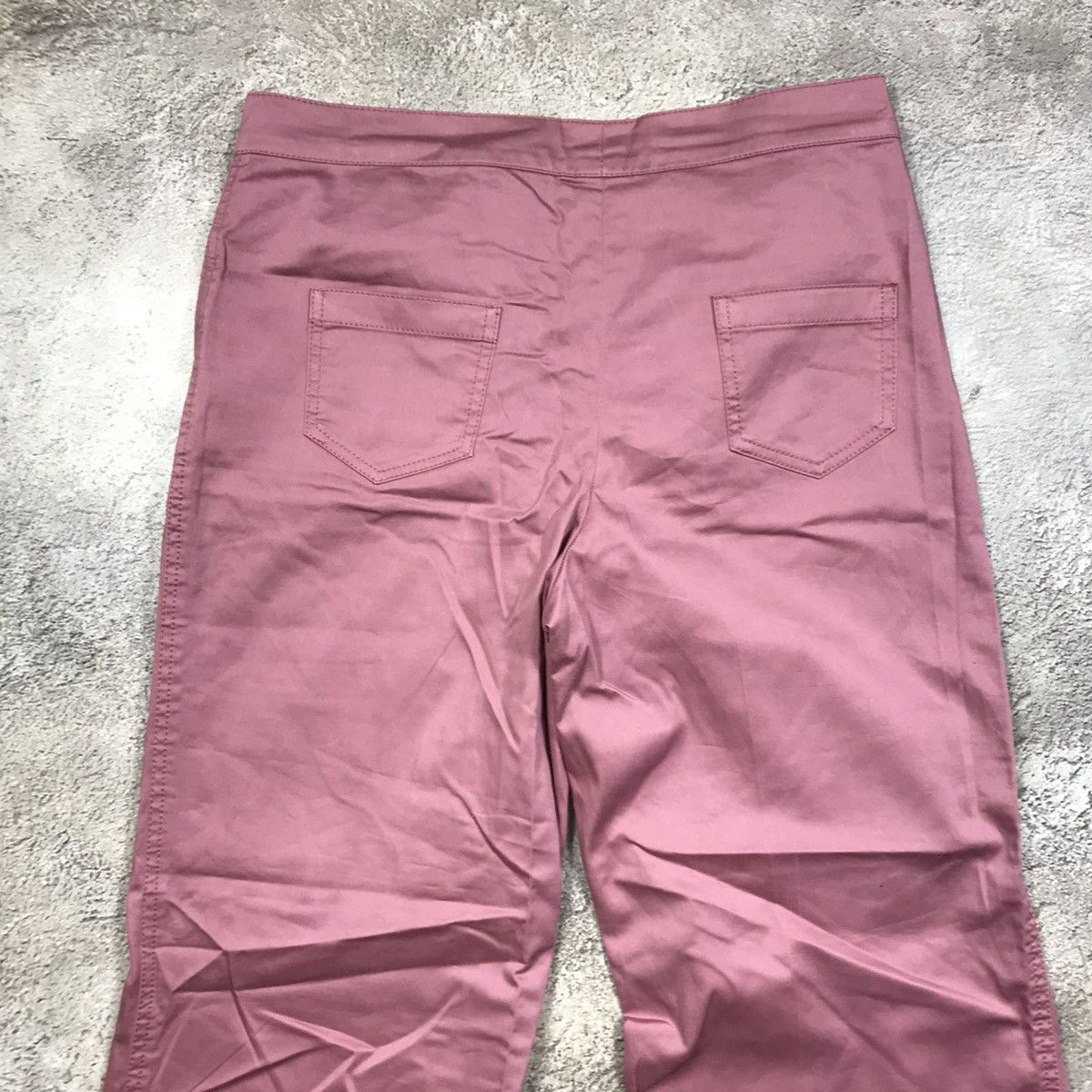 Vintage Vintage Y2K Baggy Wide Leg Chino Pants Streetwear Pink 35 Size 35" - 4 Thumbnail