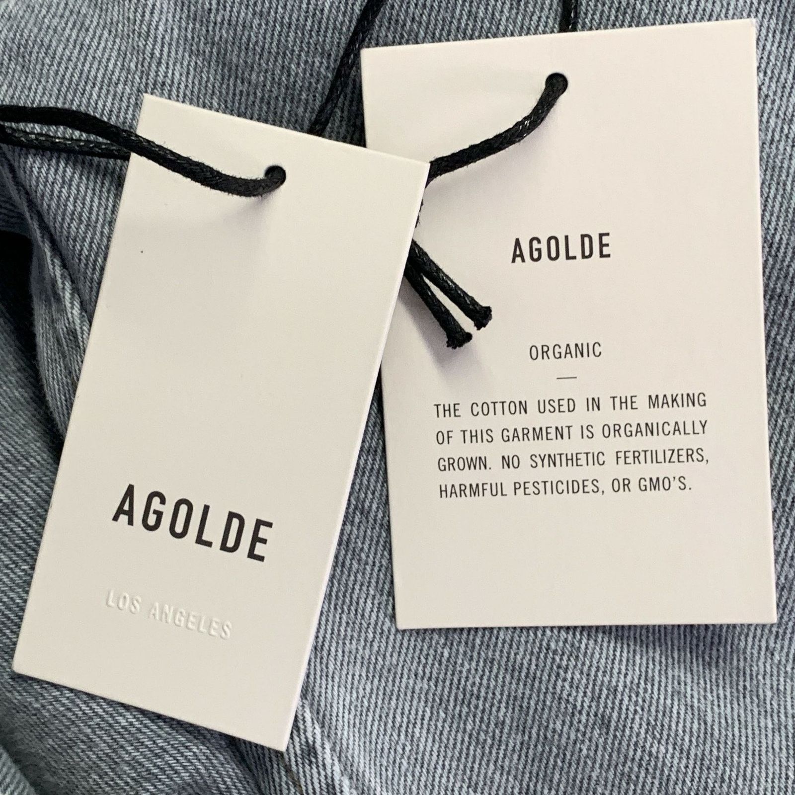 Agolde Grey Cotton Denim Two Pockets Snaps Long Sleeve Shirt Size US XL / EU 56 / 4 - 9 Thumbnail