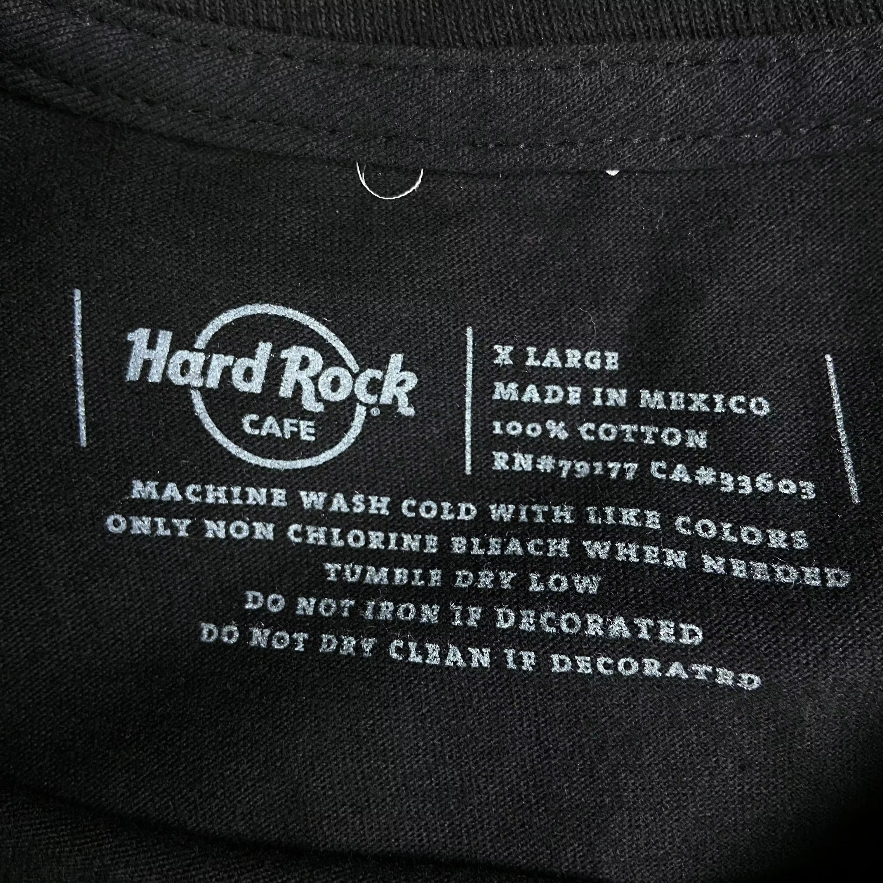 Band Tees Mens Vintage T Shirt Hard Rock Cafe Bon Jovi 2008 Size US XL / EU 56 / 4 - 4 Thumbnail