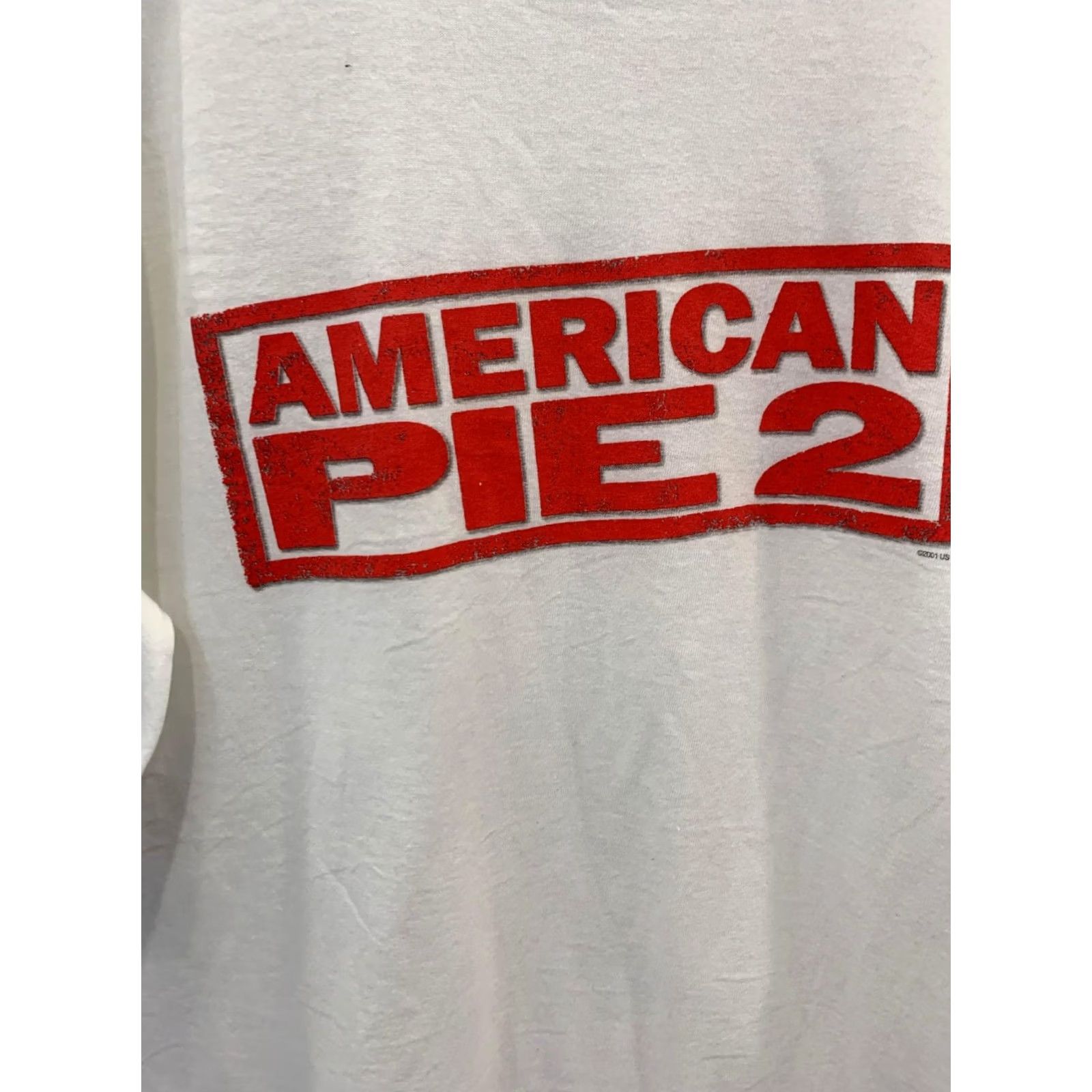 Vintage VINTAGE American Pie 2 Movie Promo T-Shirt All Sport Heavyweight XL White Mens Graphic Tee 2001 Y2K Size US XL / EU 56 / 4 - 6 Thumbnail