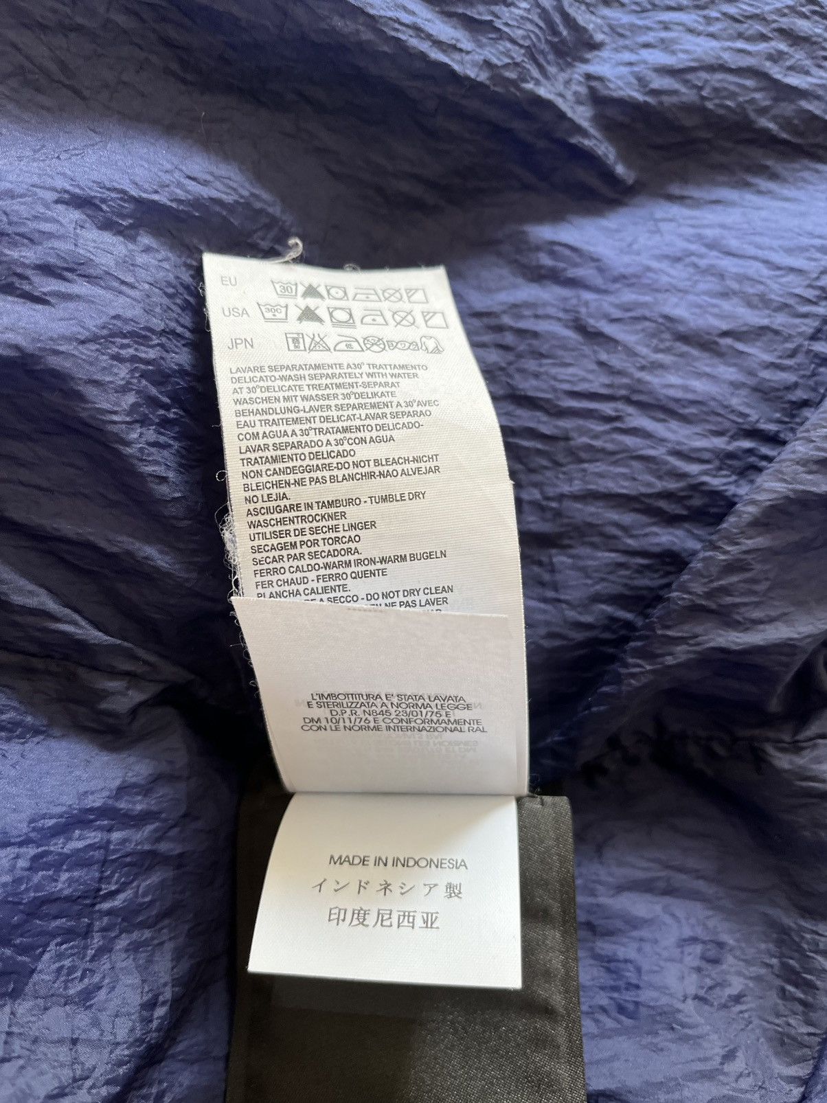 Stone Island Stone Island garment dyed down 26gr x sqm_n jacket Size US XL / EU 56 / 4 - 11 Thumbnail