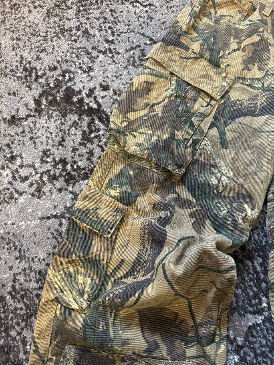 Other Military Y2k Multipocket Real Three Camo Plt Pants Size 26" / US 2 / IT 38 - 4 Thumbnail