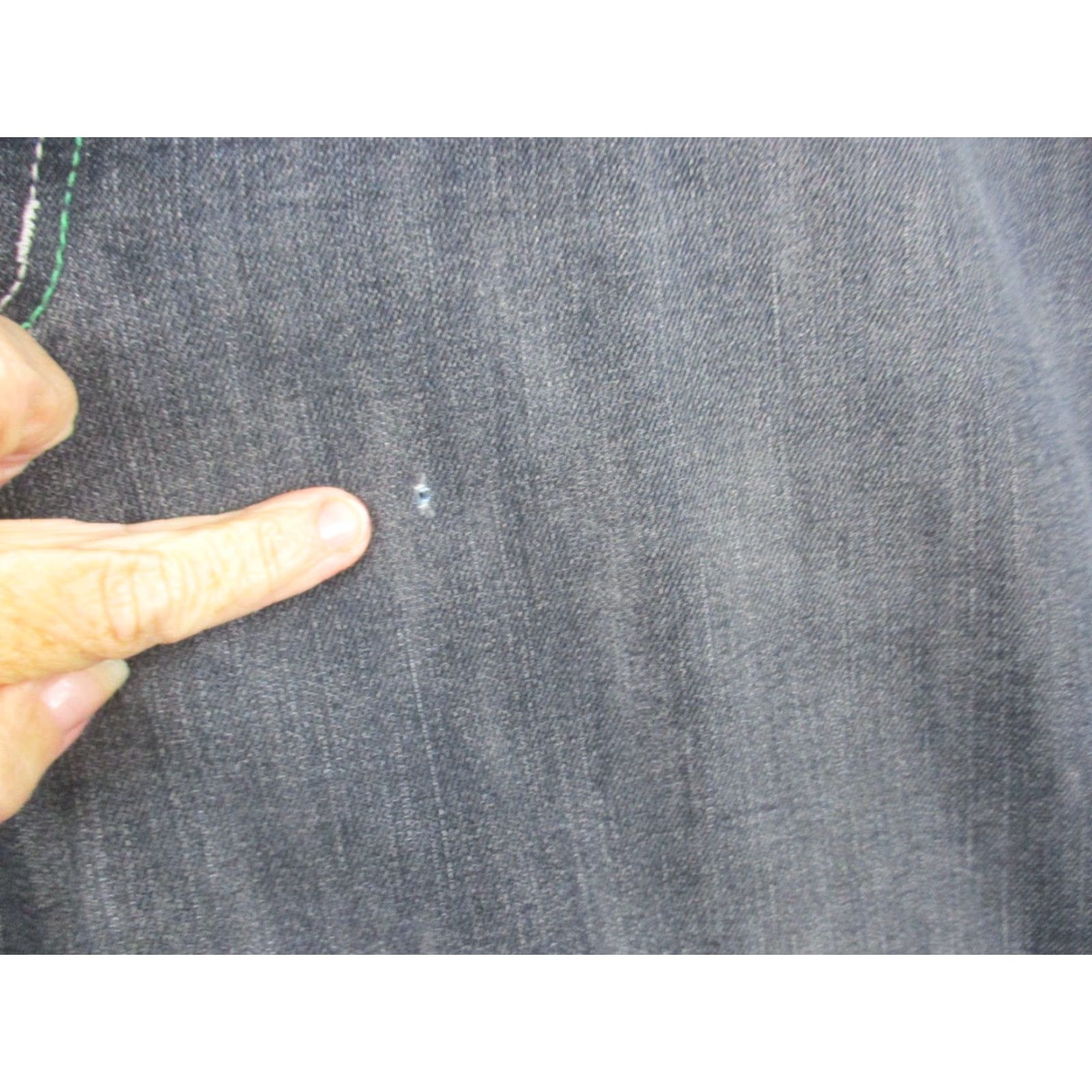 Vintage VINTAGE Red Ape Baggy Jeans 38x33 Jeans Men 90s Grunge Hip Hop Embroidered 5-Pocket Dark Grey/Black RARE Size US 38 / EU 54 - 5 Thumbnail