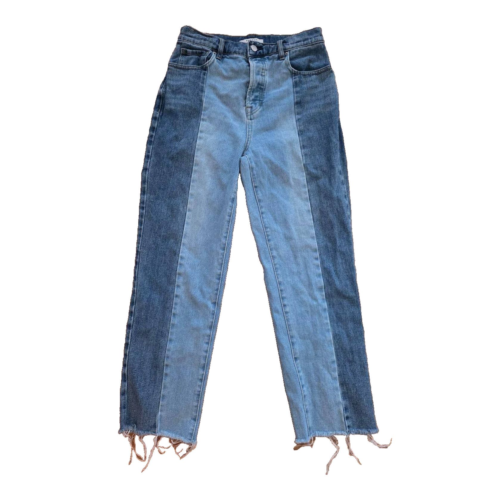 Pacsun PacSun Two Tone Y2K High Jeans Blue Size 27 A001734 Size 31" - 2 Thumbnail