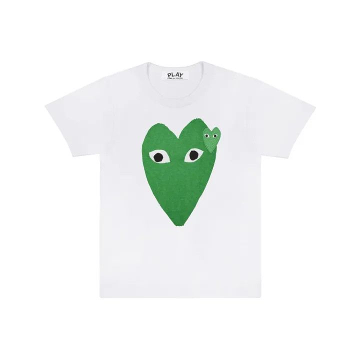 Comme des Garcons Comme des Garçons Play Green Heart T-Shirt 0079 Size L / US 10 / IT 46 - 1 Thumbnail