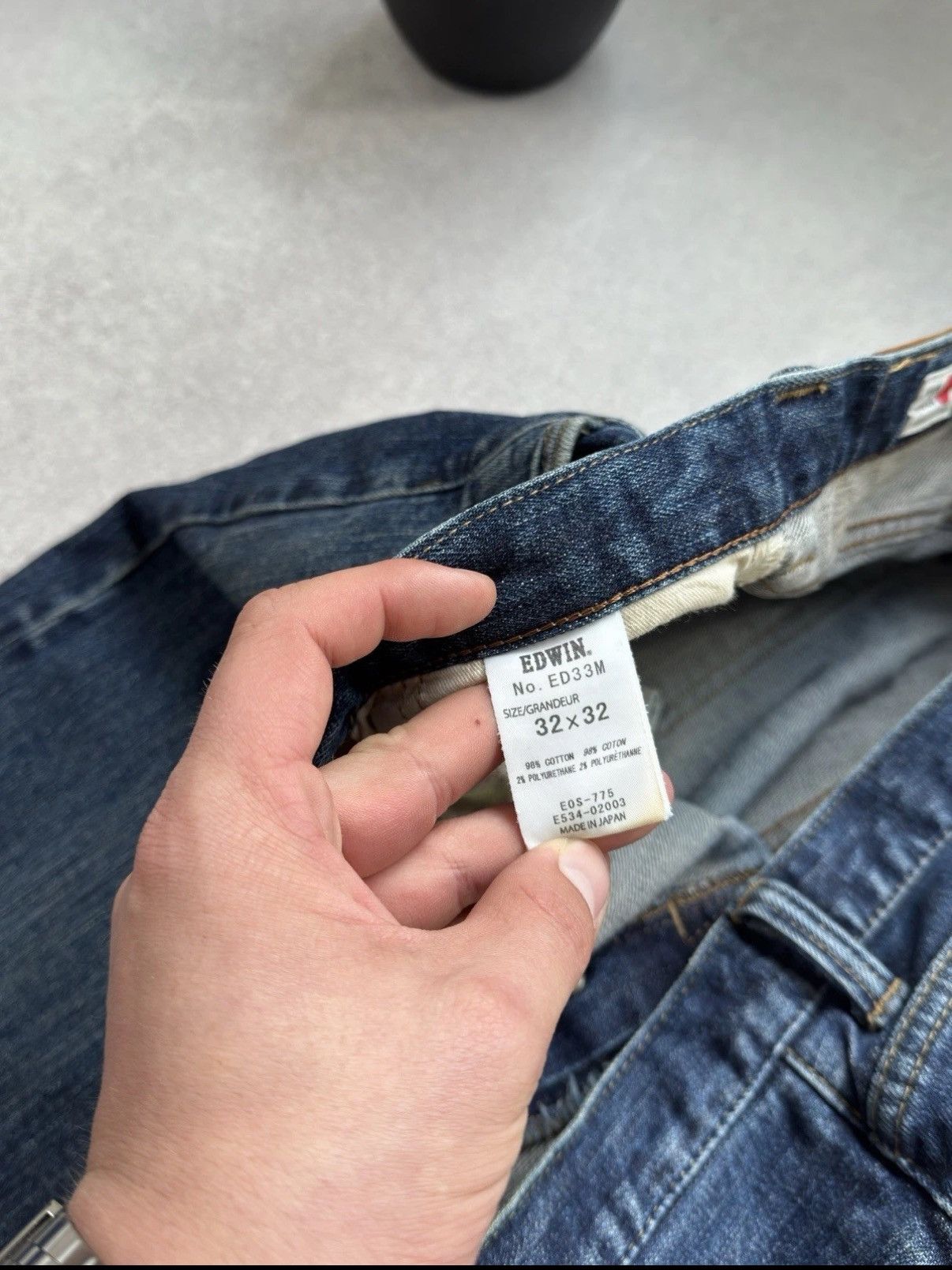 Edwin Vintage EDVIN Made In Japan Selvedge Denim Jeans Pants Men Size US 32 / EU 48 - 9 Thumbnail