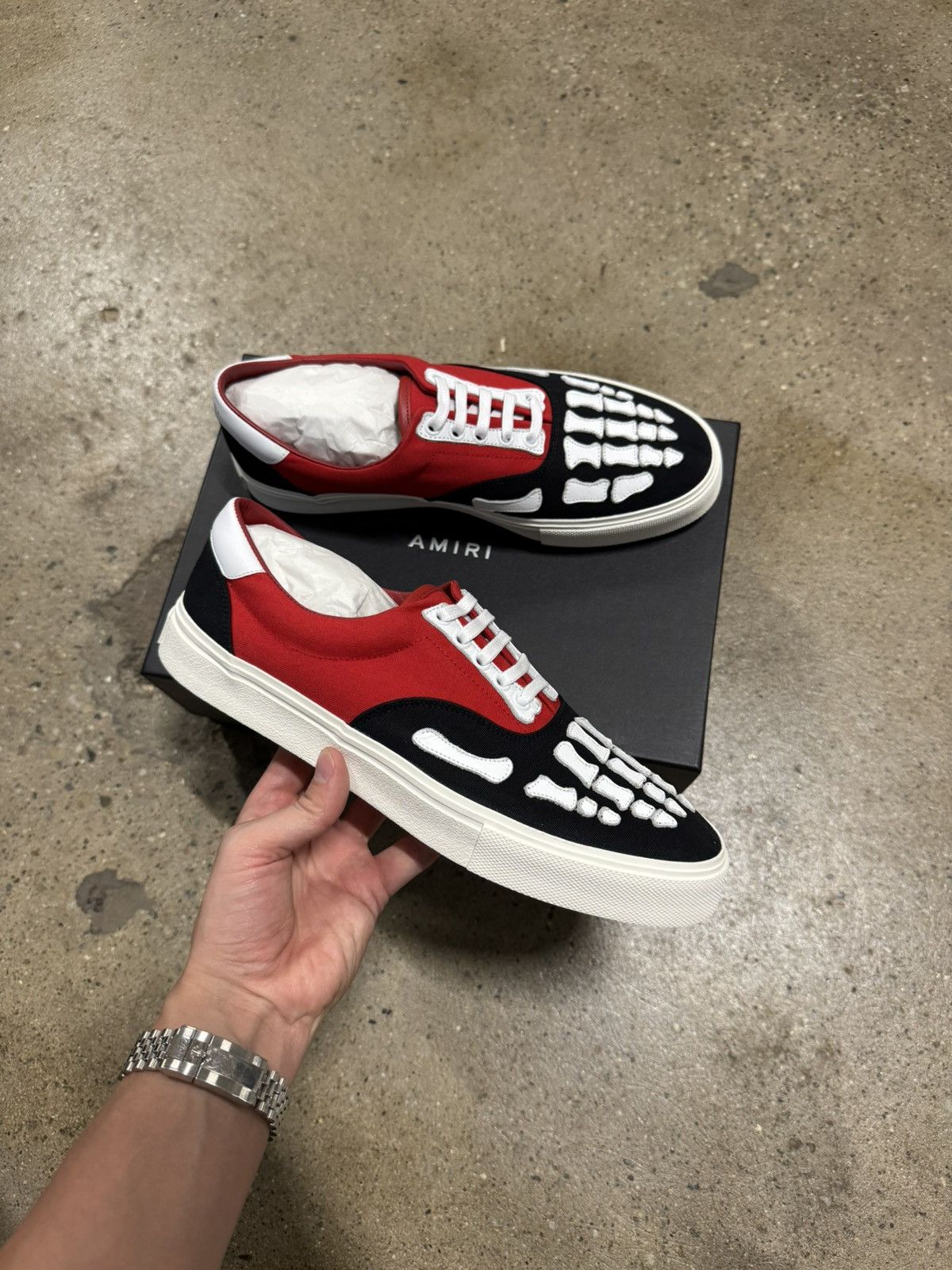 Amiri Amiri Skeleton Sneaker NEW 700$ Size US 12 / EU 45 - 1 Thumbnail