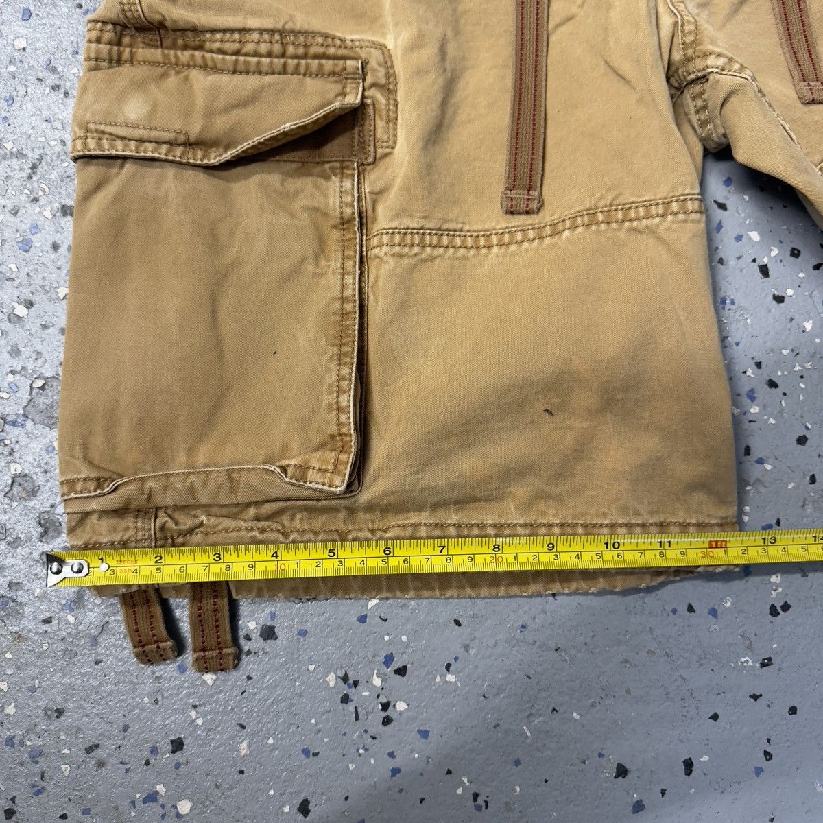 Old Navy × Vintage Vintage Old Navy Surplus Cargo Shorts 34 Military Baggy Y2K Size US 34 / EU 50 - 7 Thumbnail