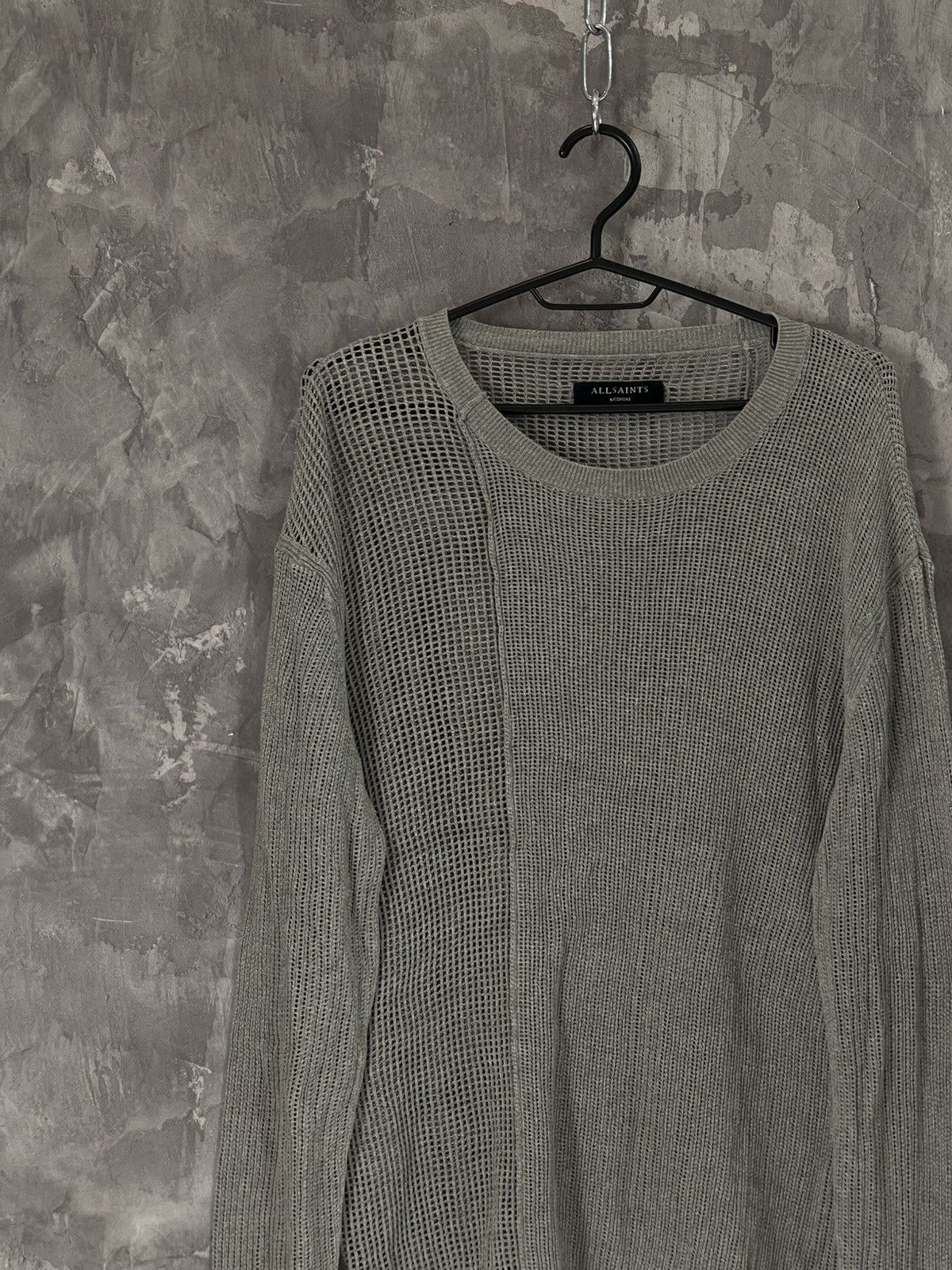 Other Allsaints Sweater waffle Size M Rare Knitwear Size US M / EU 48-50 / 2 - 3 Thumbnail
