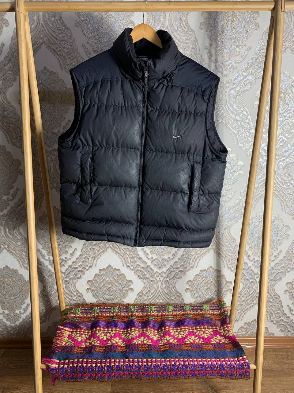 Nike × Vintage VERY RARE NIKE VESTS DOWN PUFFER JAPAN STYLE Y2K 90s DRILL Size US XL / EU 56 / 4 - 1 Thumbnail