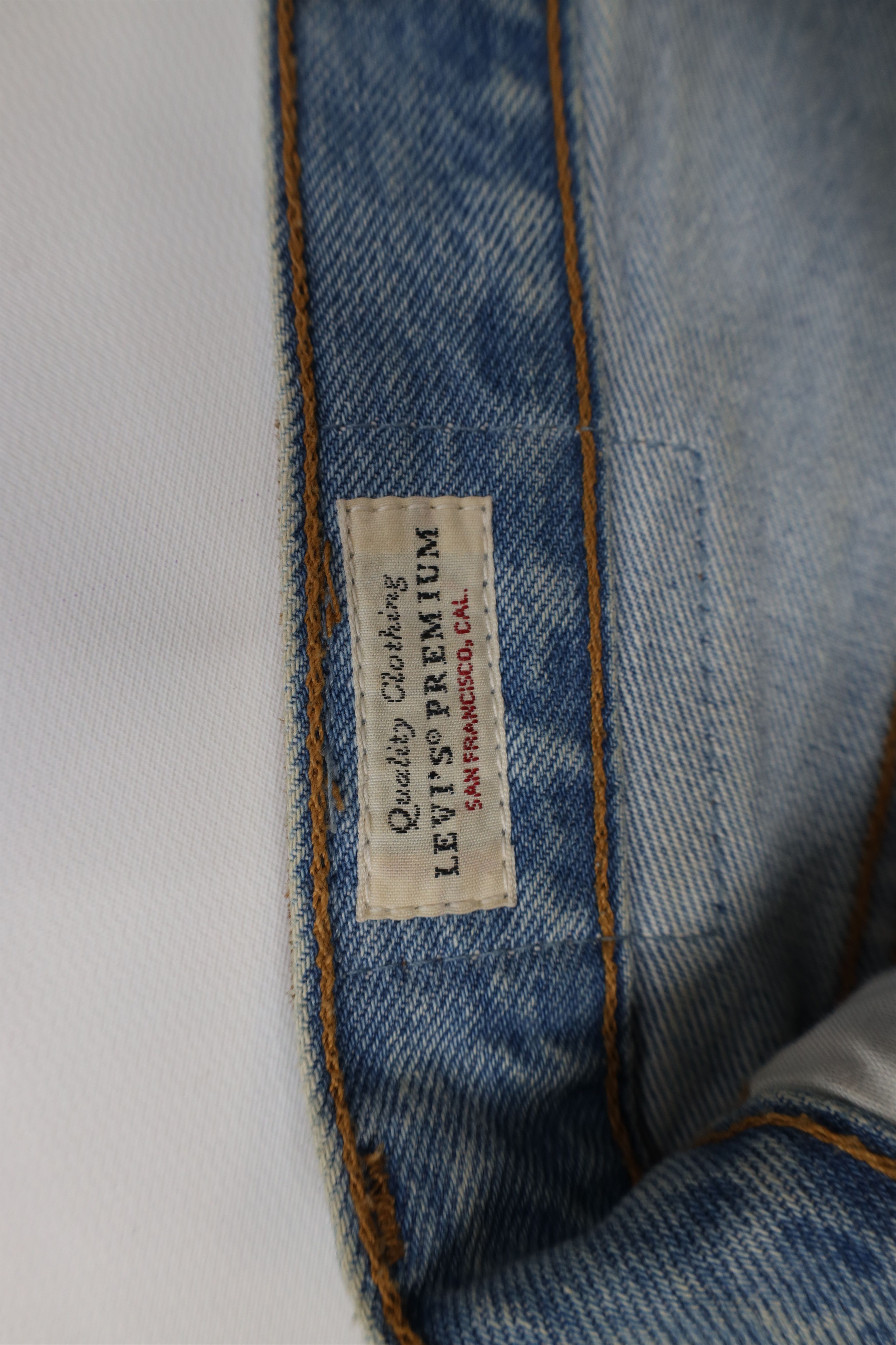Levi's Vintage Y2K Levis 501xx Button Fly Original Denim Shorts Size 25" / US 0 / IT 36 - 8 Thumbnail