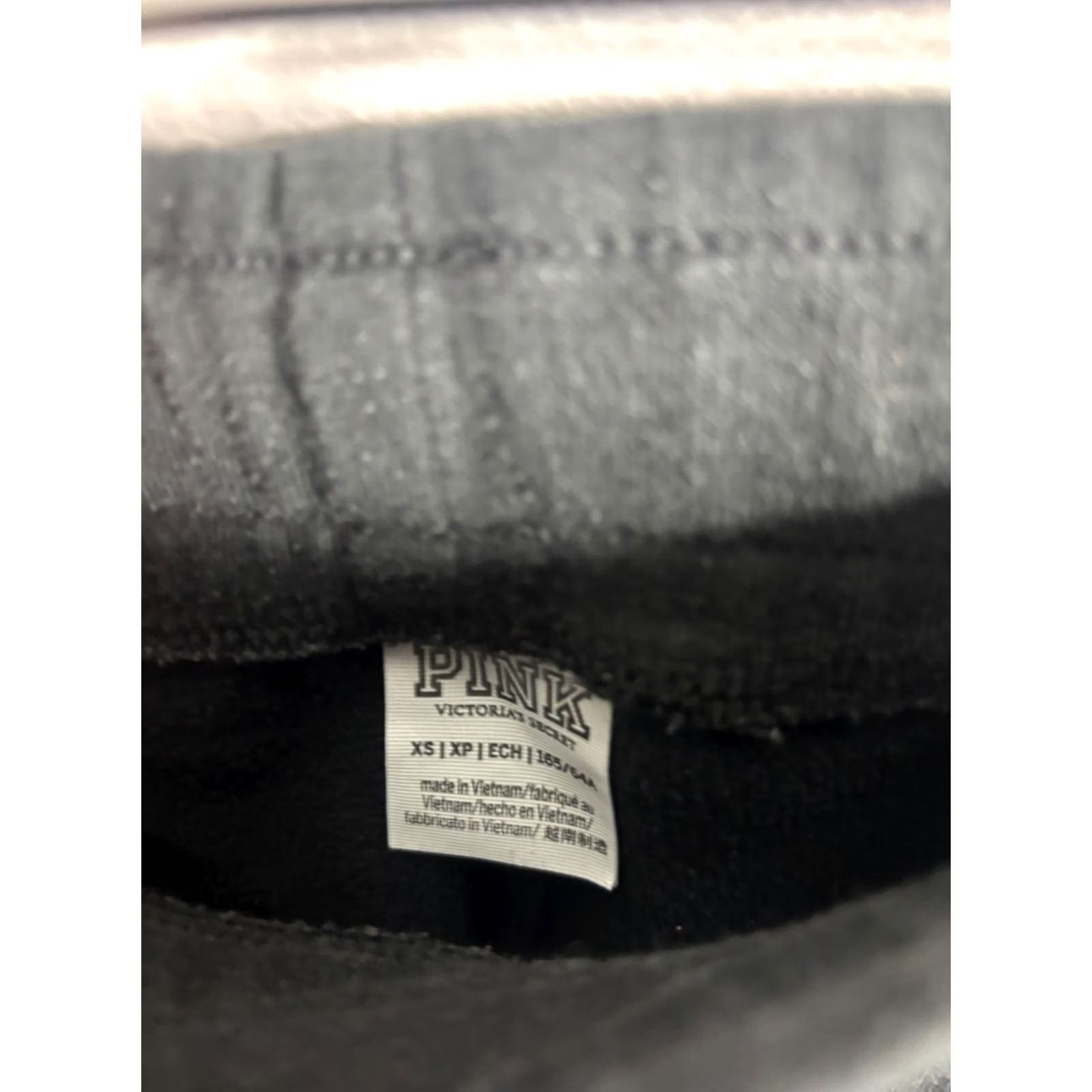 Victoria's Secret Victoria's Secret PINK Cuffed Love Sweatpants Women XS Black Pants 5986 Size 26" / US 2 / IT 38 - 4 Thumbnail