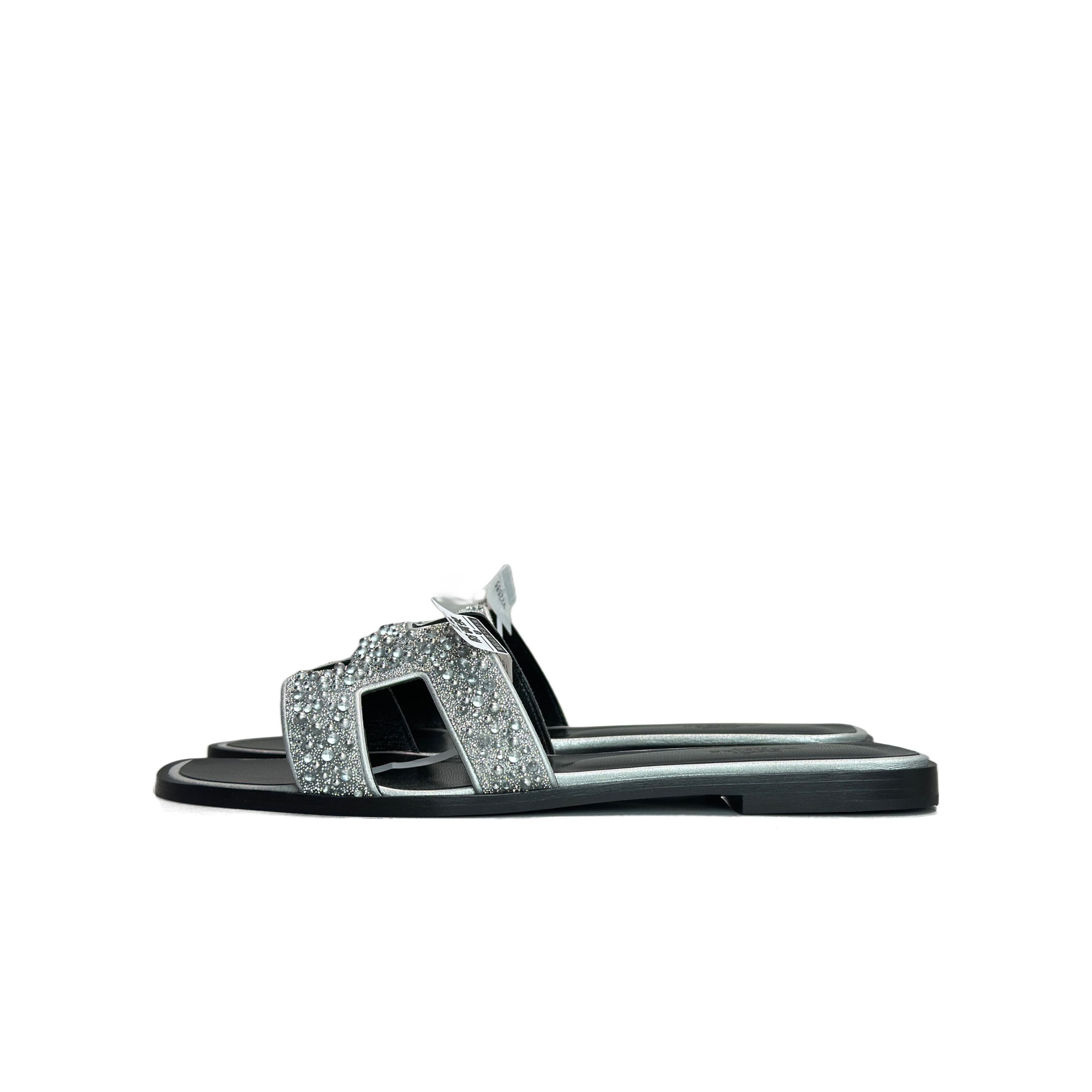 Hermes Hermès Crystal Embellished Sandals Size 38.5 Size US 8.5 / IT 38.5 - 1 Thumbnail
