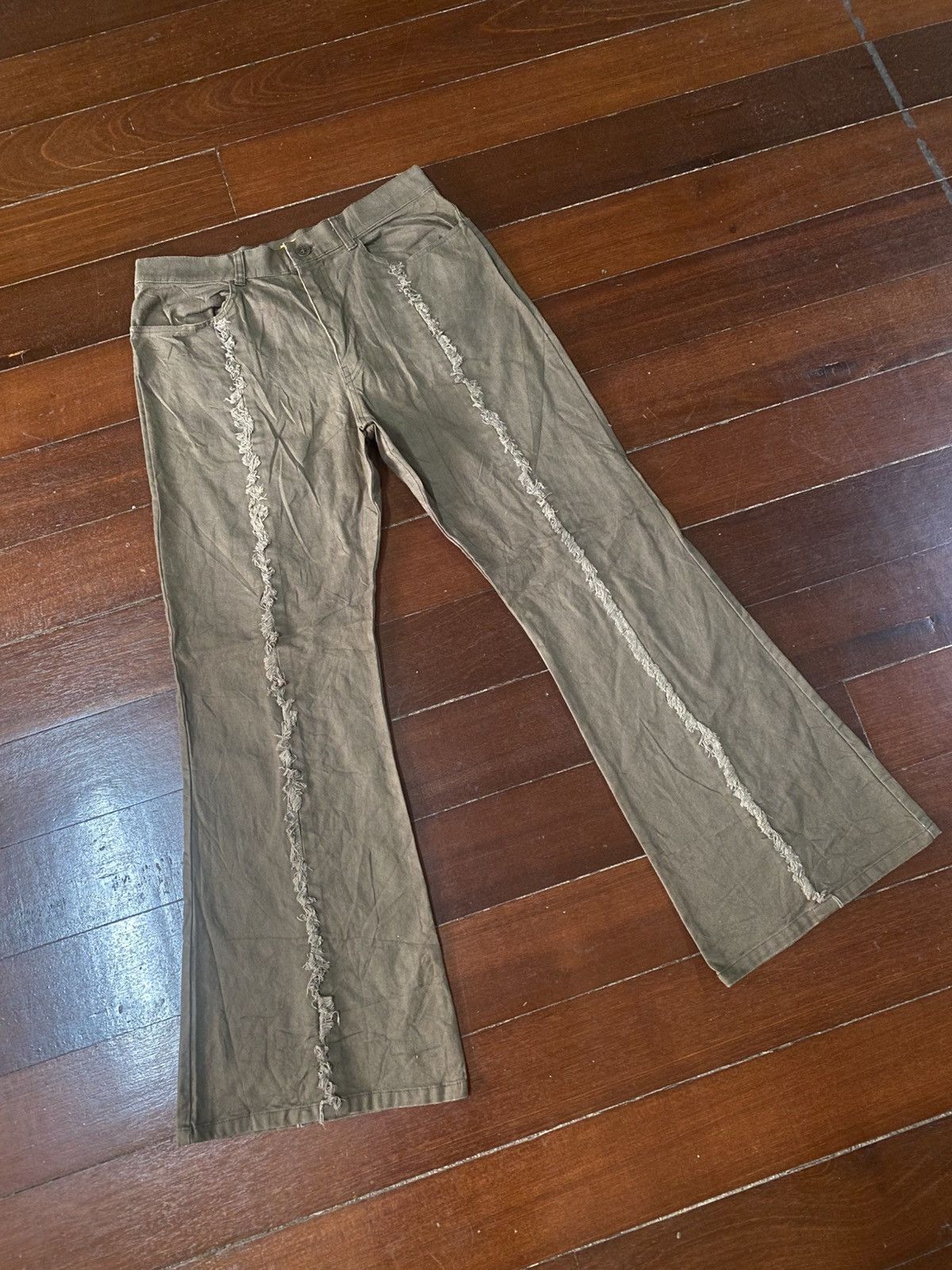 If Six Was Nine Flare Pants orange juice Bondage Cargo Pant Bootcut Size US 33 - 2 Thumbnail