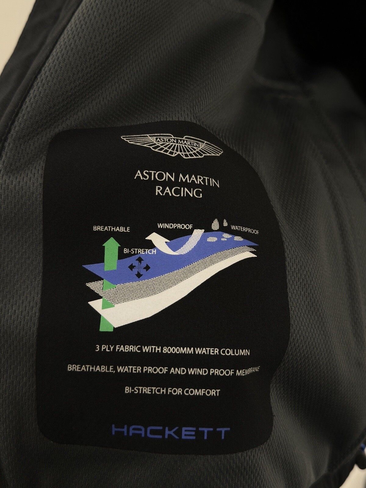 Hackett Hackett London HKT Sport Aston Martin Racing Jacket Mens Size US XXL / EU 58 / 5 - 11 Thumbnail