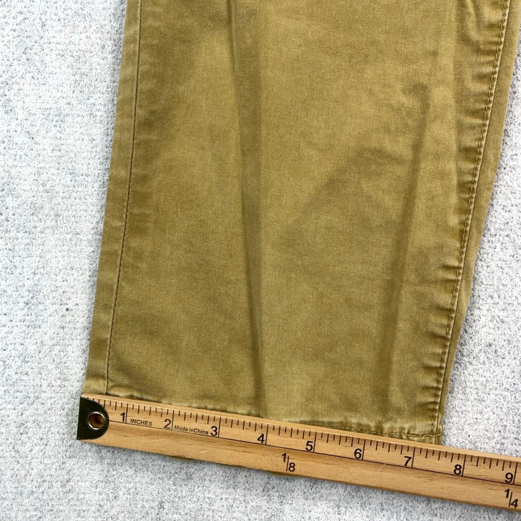 American Eagle Outfitters American Eagle Pants Men 30x34 Brown Chino Relaxed Straight Khaki Dress Slacks Size US 30 / EU 46 - 6 Thumbnail