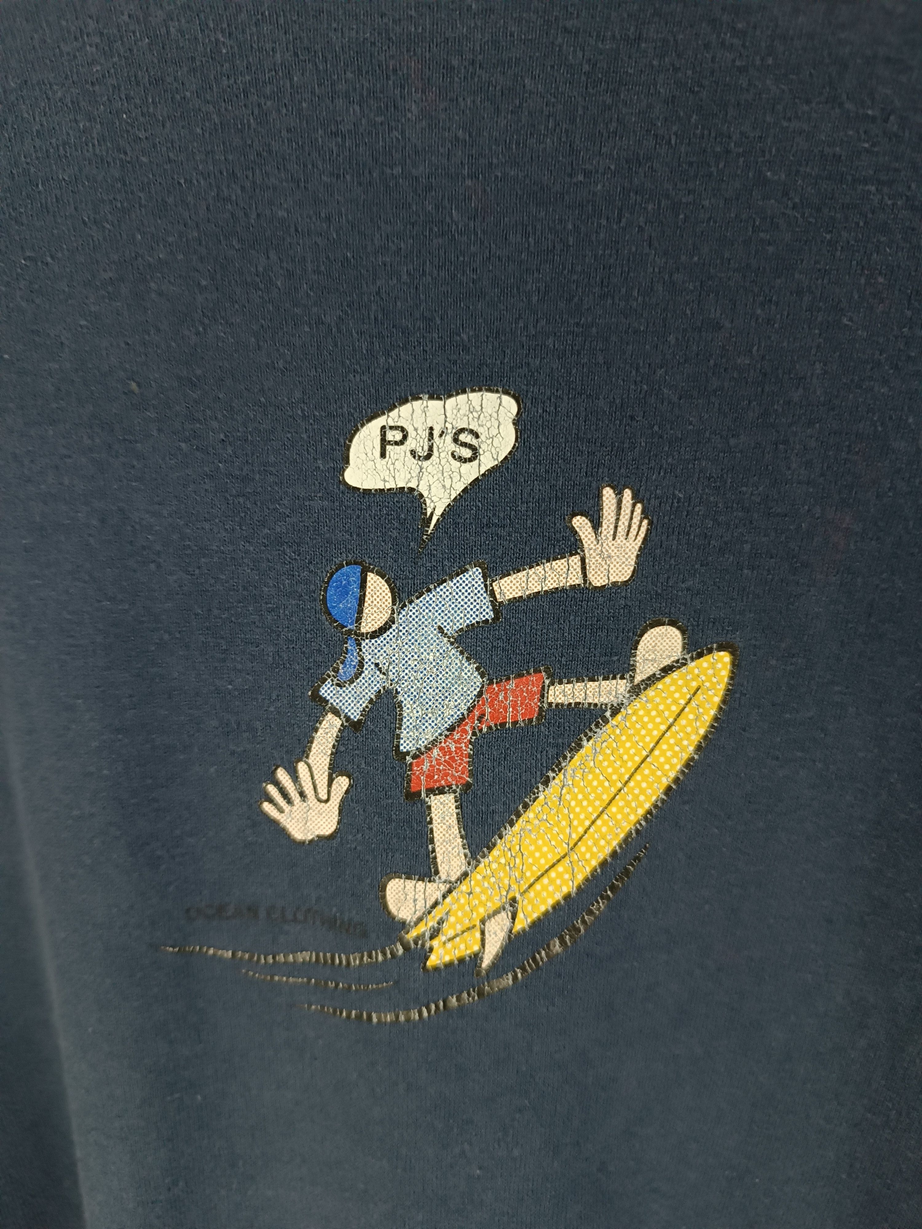 Sun Surf THRASHED FADED VINTAGE 90'S PJ'S SURF TEE beach hawaii Size US L / EU 52-54 / 3 - 12 Thumbnail