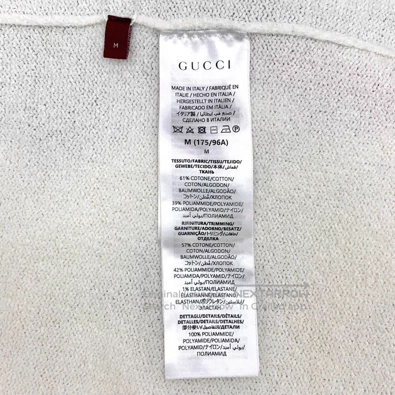 Gucci Gucci White striped cotton lapel single-breasted short-sle Size US M / EU 48-50 / 2 - 6 Thumbnail