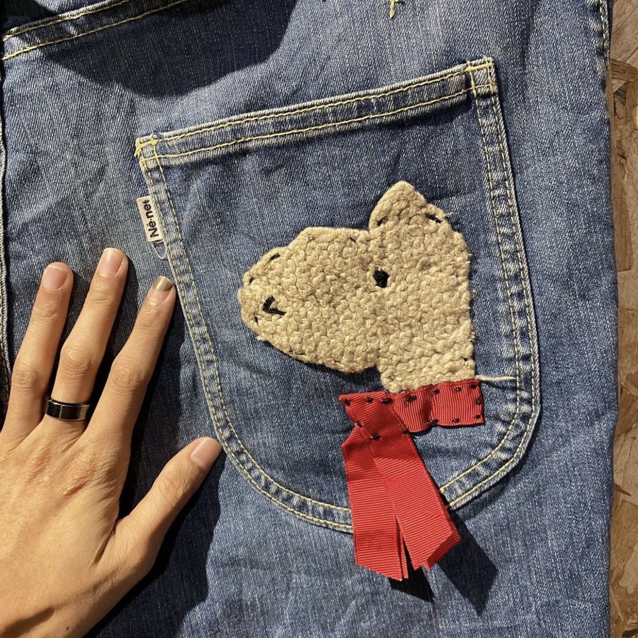 Designer × Issey Miyake × Japanese Brand Issey Miyake Ne-Net Buckle Back Jeans Size US 32 / EU 48 - 5 Thumbnail