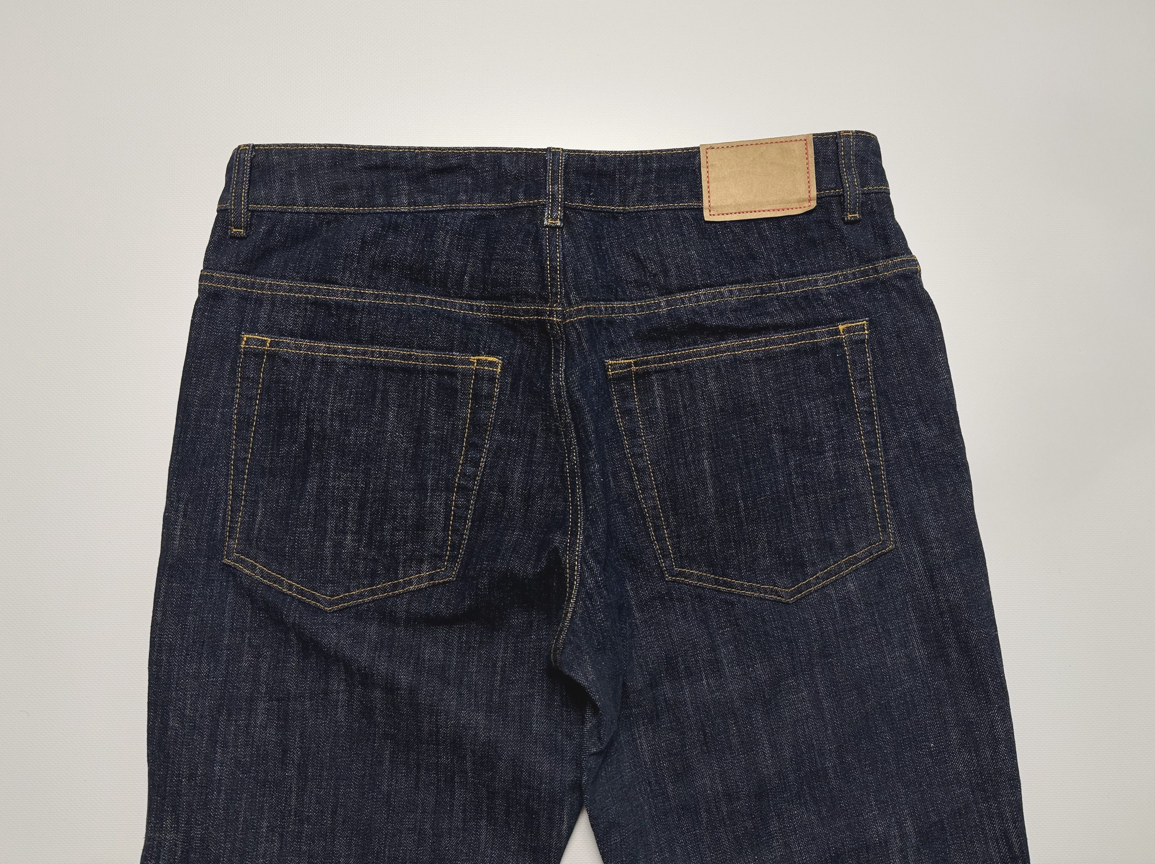 JEANERICA JEANERICA RW014 Blue Rinse Jeans Cropped Loose Fit Size US 33 - 3 Thumbnail