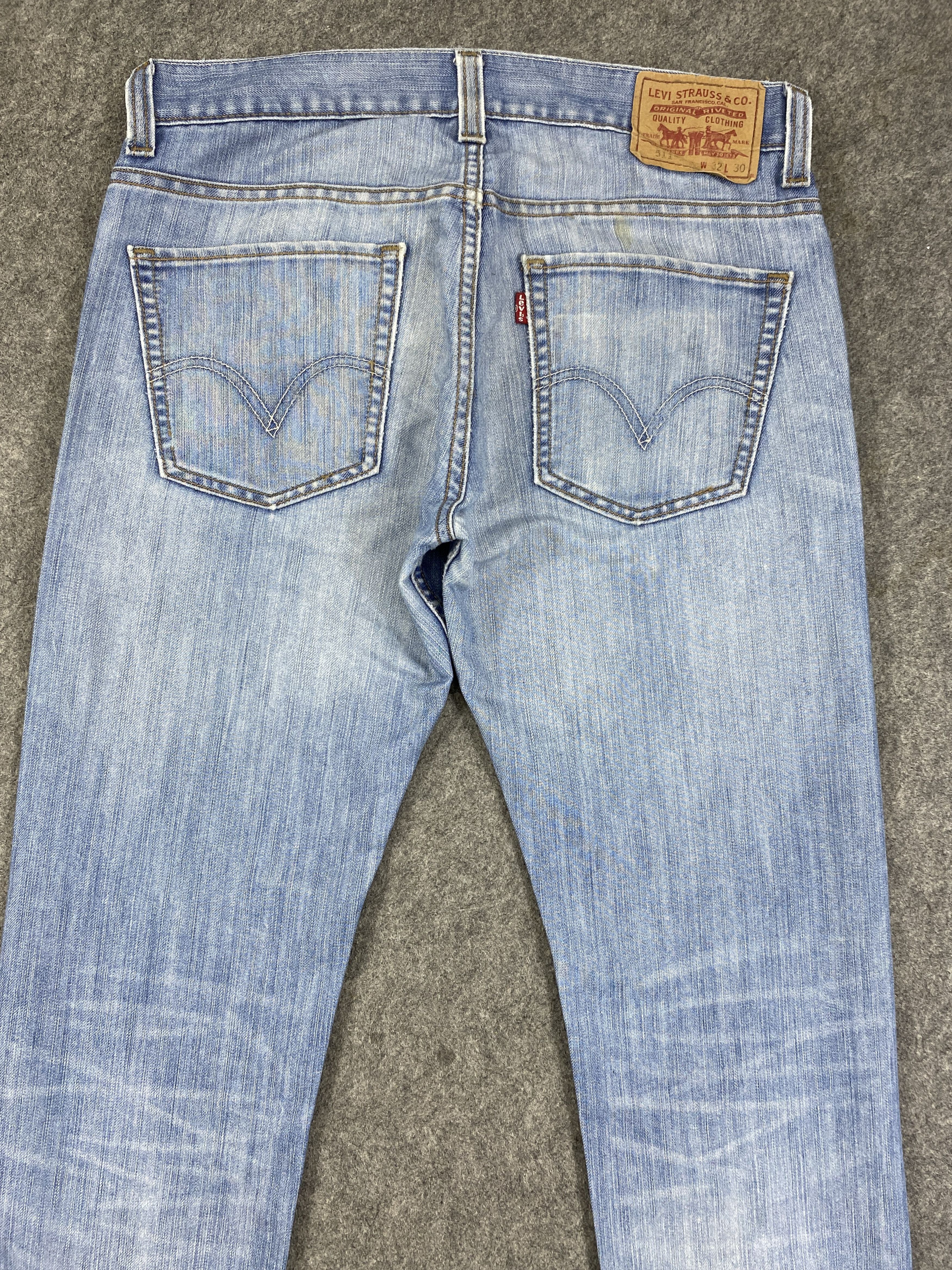 Levi's Light Blue Wash Vintage Levi's 511 32x31 Denim -JN2135 Size US 32 / EU 48 - 4 Thumbnail