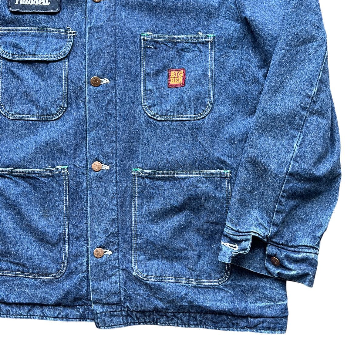 Vintage 🔥 Vintage Big Ben Blanket Denim Chore Jacket Size US L / EU 52-54 / 3 - 6 Thumbnail
