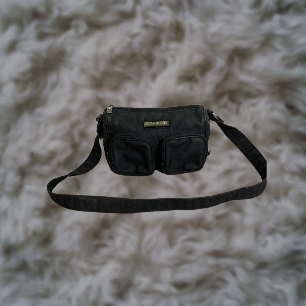 Vintage Sonia Rykiel Shoulder Bag Leather Black Women Size ONE SIZE - 1 Thumbnail